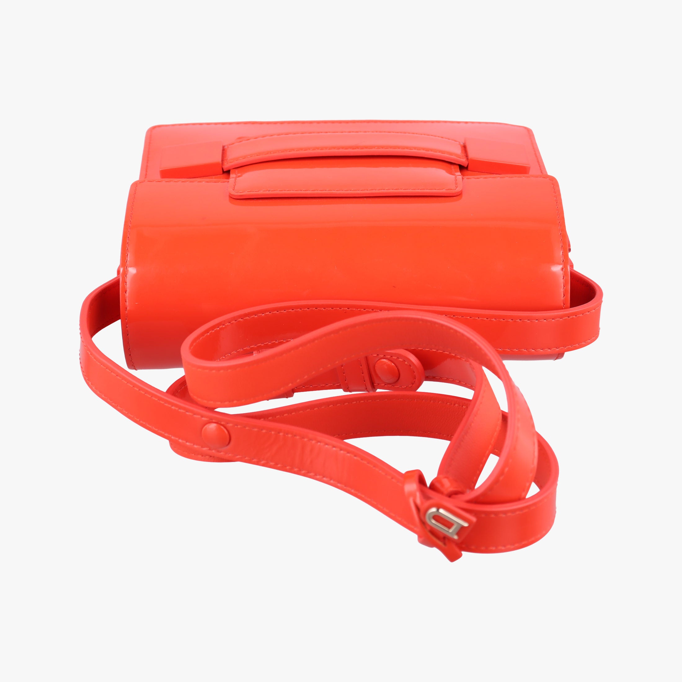Secondhand Delvaux Madame Red patent  shoulderbag | stylenewstar