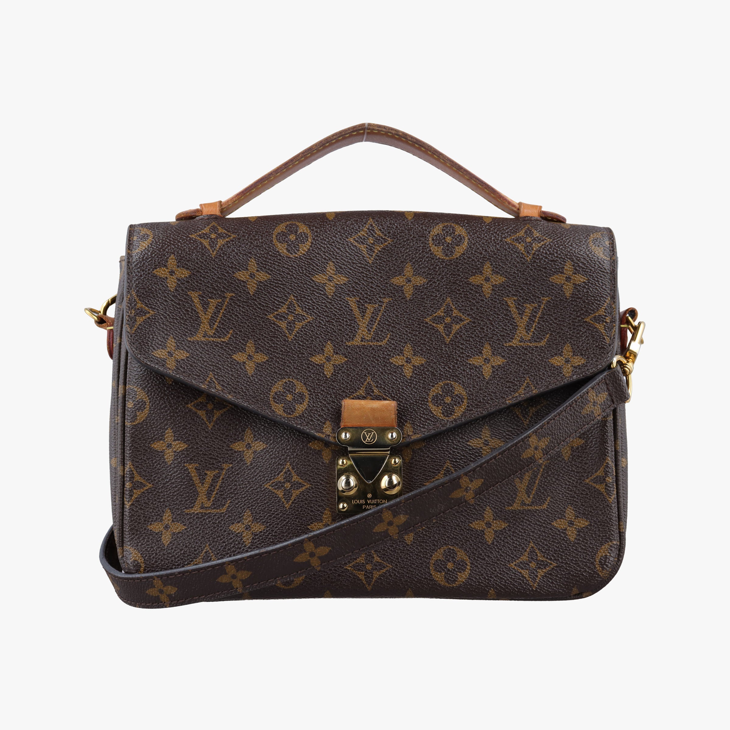 Pre-owned Louis Vuitton Pochette Metis MM Brown Monogram Canvas M44875 shoulderbag | stylenewstar