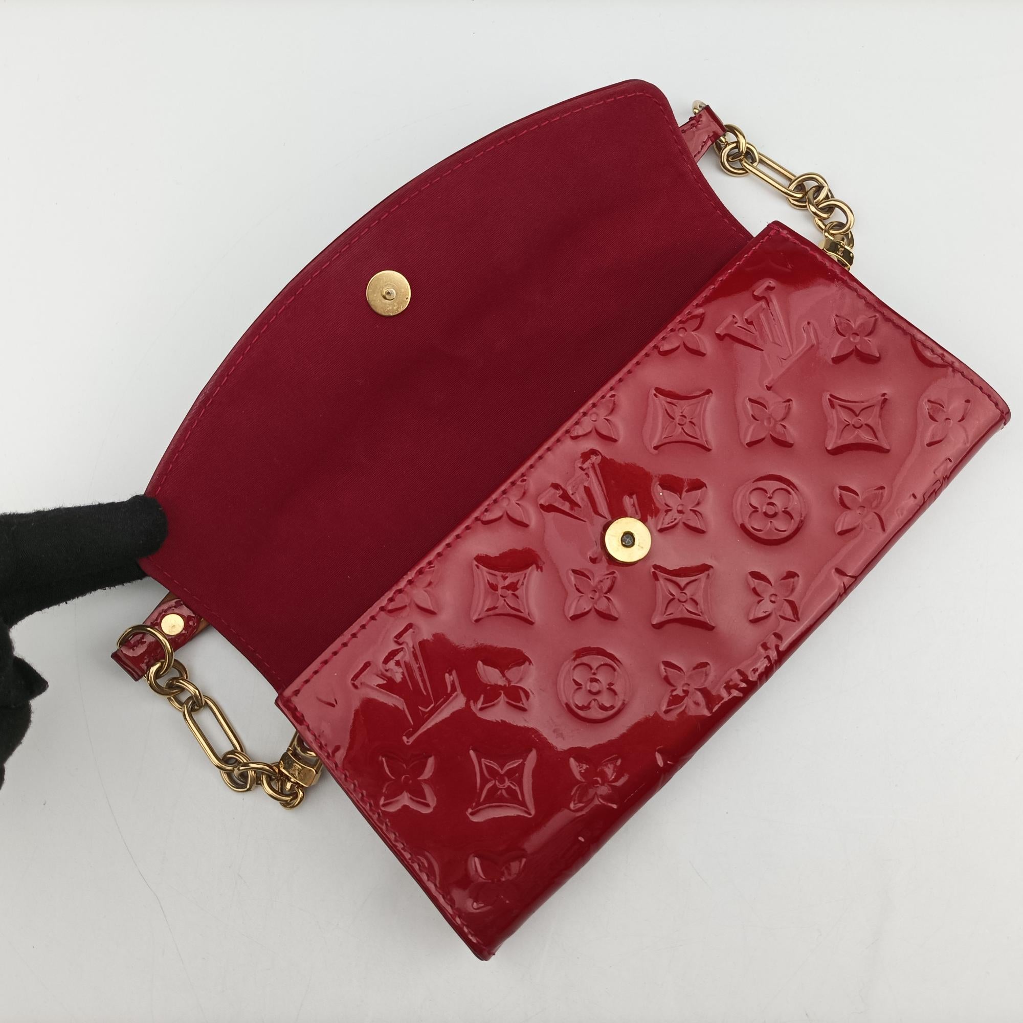 Pre-owned Louis Vuitton Sunset Boulevard Pomme d'Amour Vernis M93543 handbag | stylenewstar