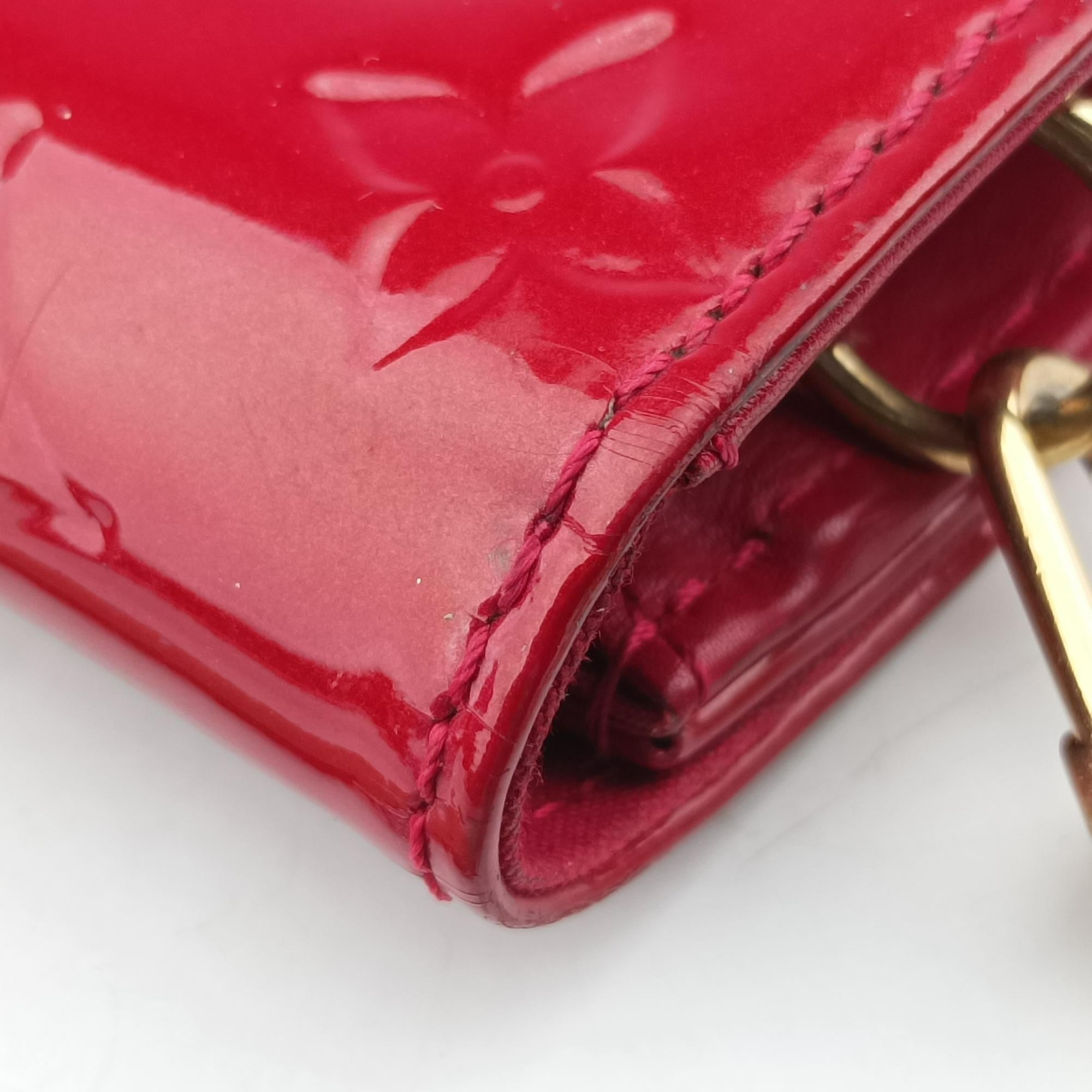 Pre-owned Louis Vuitton Sunset Boulevard Pomme d'Amour Vernis M93543 handbag | stylenewstar