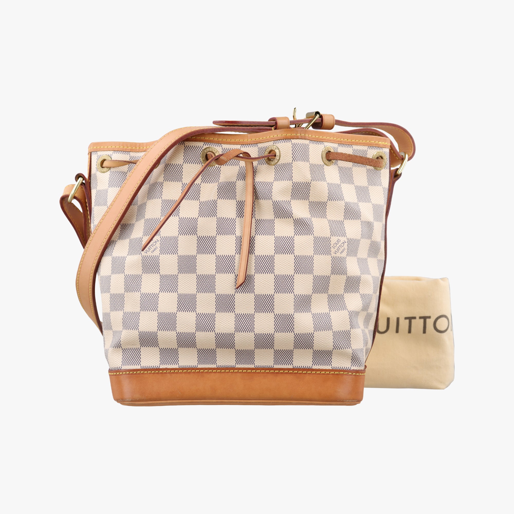 Secondhand Louis Vuitton Noe BB AZUR Damier Canvas N41220 shoulderbag | stylenewstar