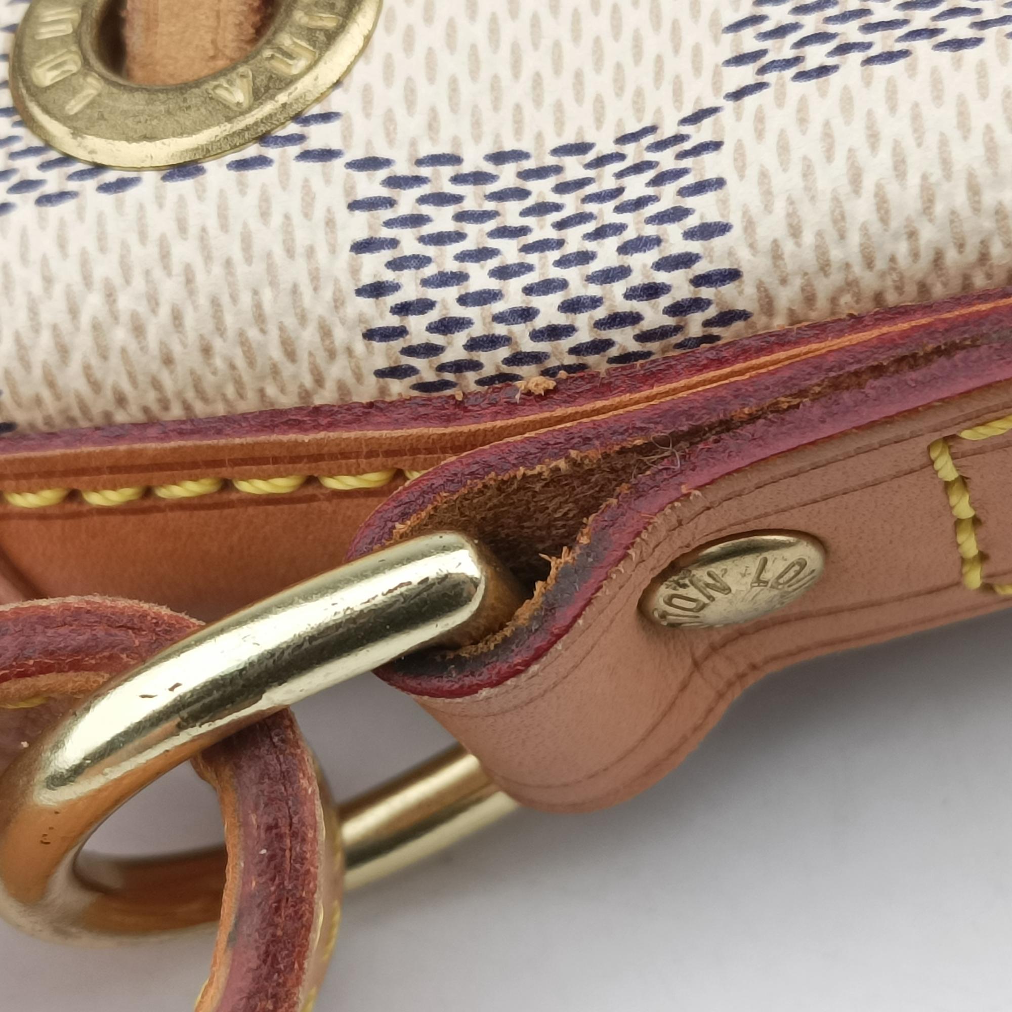 Secondhand Louis Vuitton Noe BB AZUR Damier Canvas N41220 shoulderbag | stylenewstar