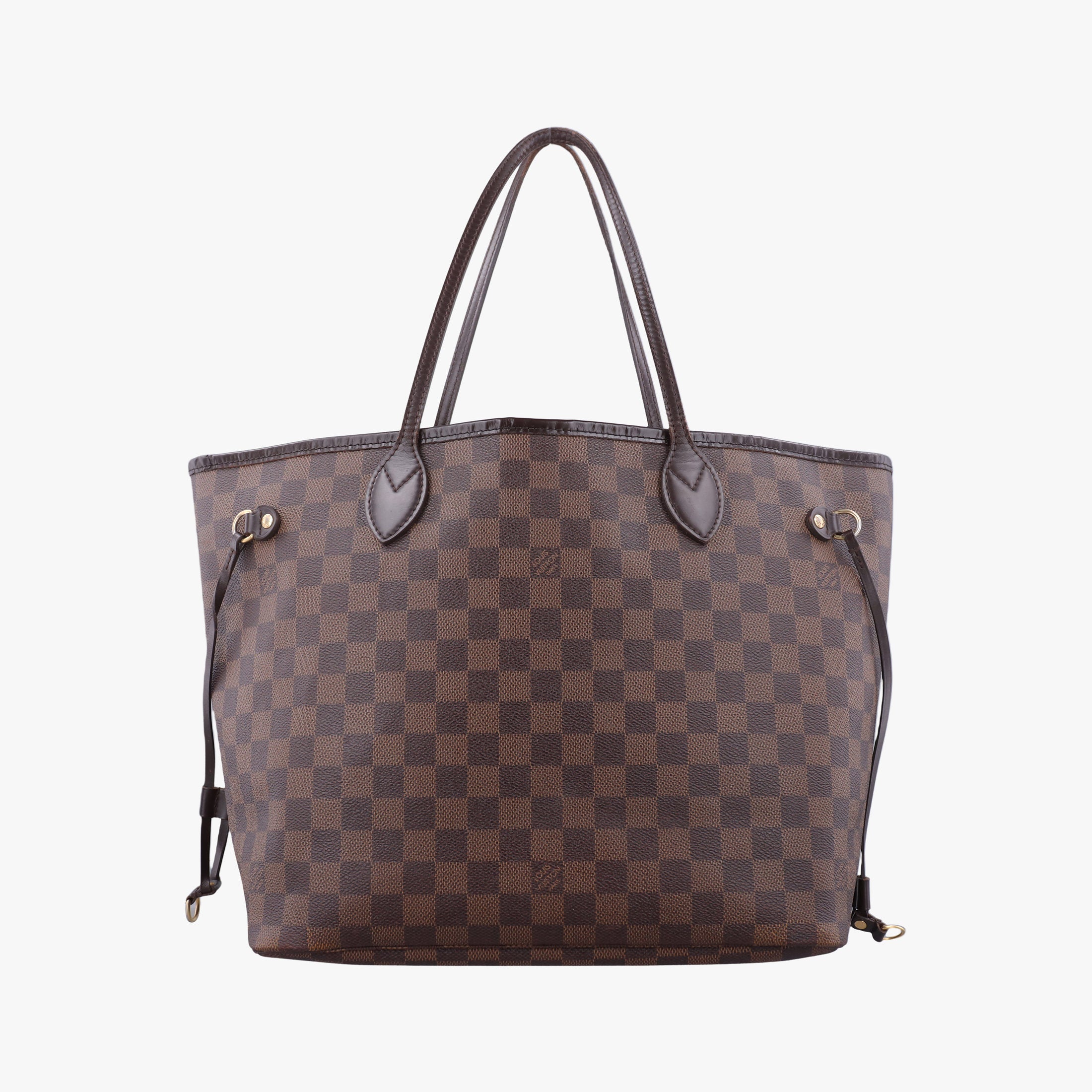 Pre-owned Louis Vuitton NEVERFULL MM EBENE Damier Canvas N51105 shoulderbag | stylenewstar