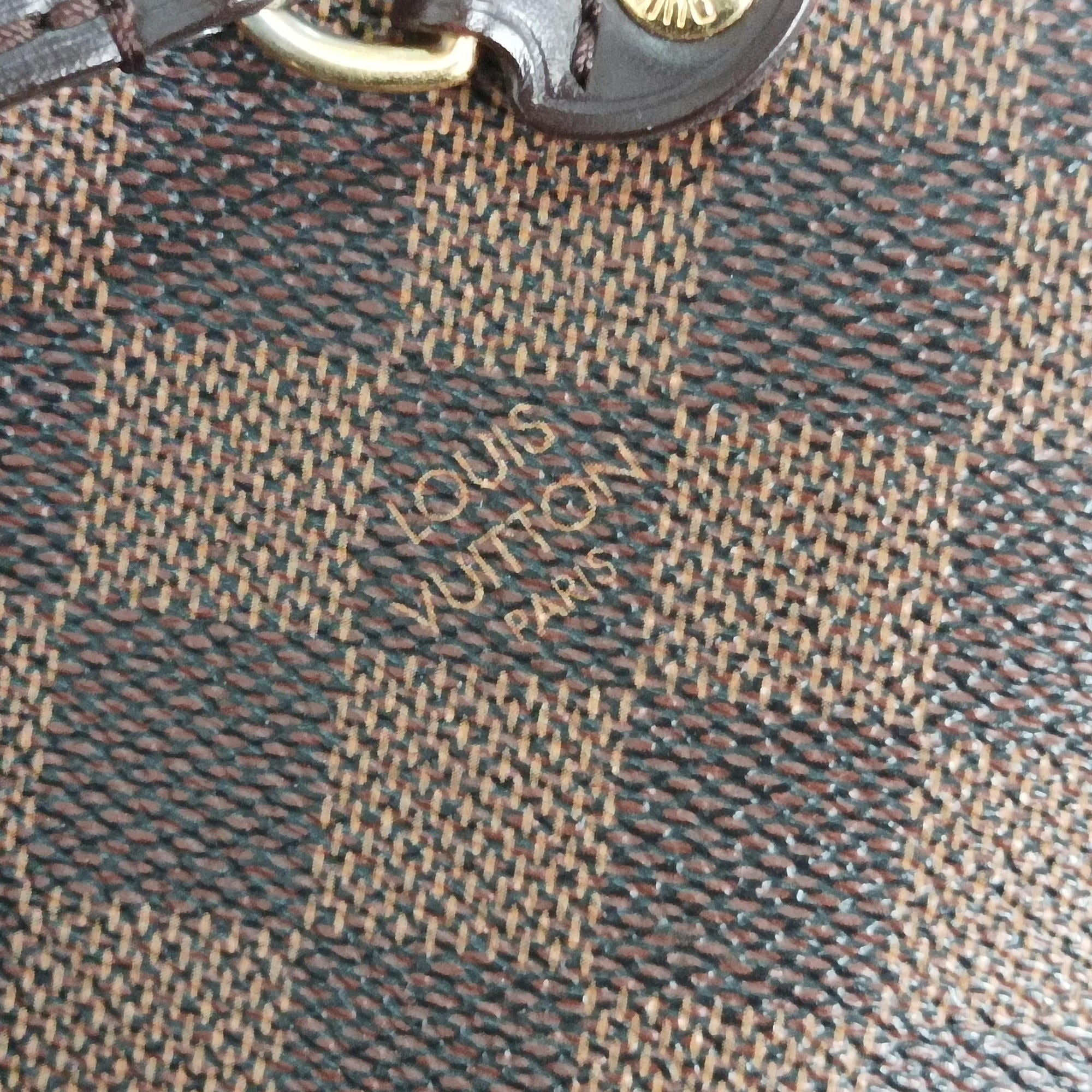 Pre-owned Louis Vuitton NEVERFULL MM EBENE Damier Canvas N51105 shoulderbag | stylenewstar