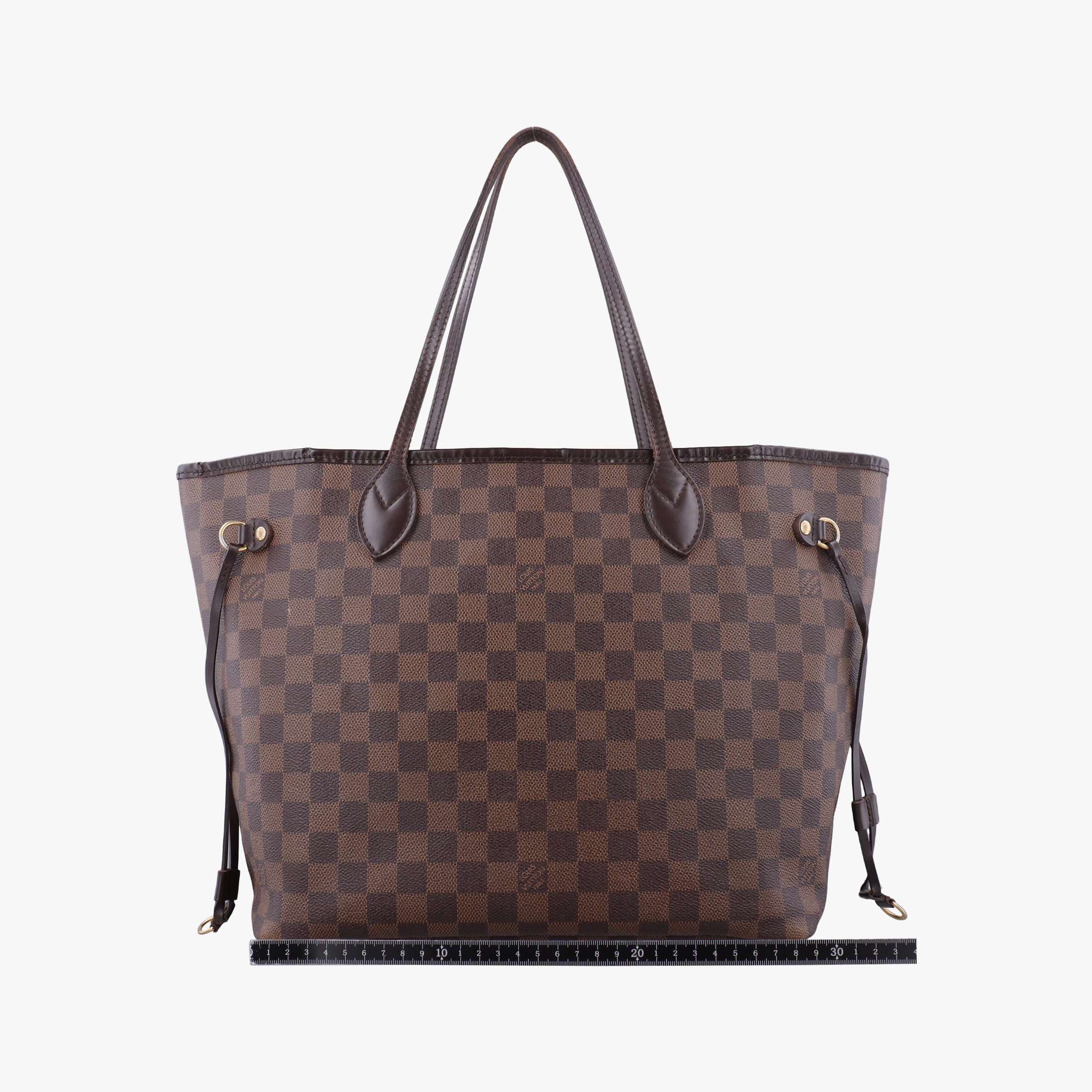 Pre-owned Louis Vuitton NEVERFULL MM EBENE Damier Canvas N51105 shoulderbag | stylenewstar