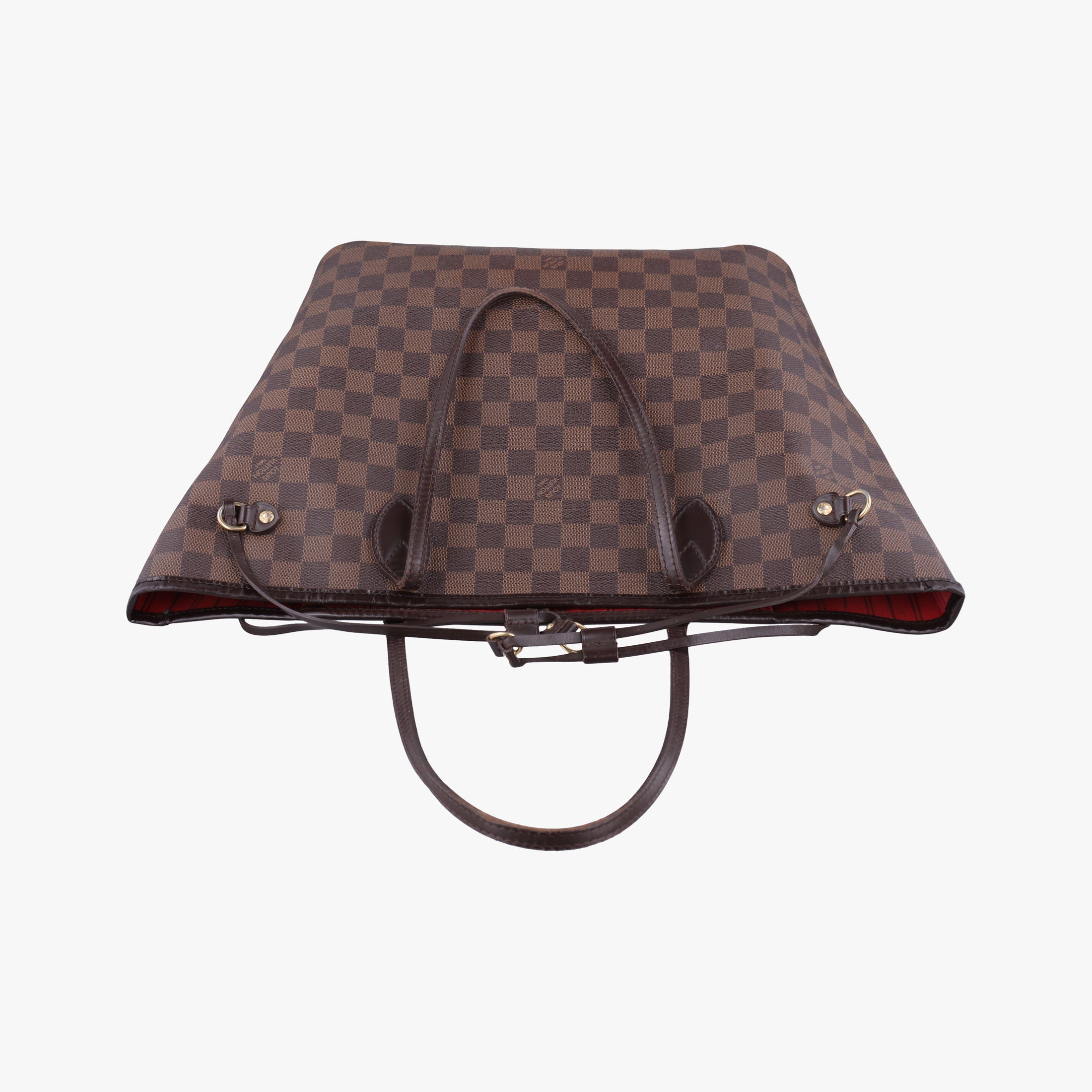 Pre-owned Louis Vuitton NEVERFULL MM EBENE Damier Canvas N51105 shoulderbag | stylenewstar