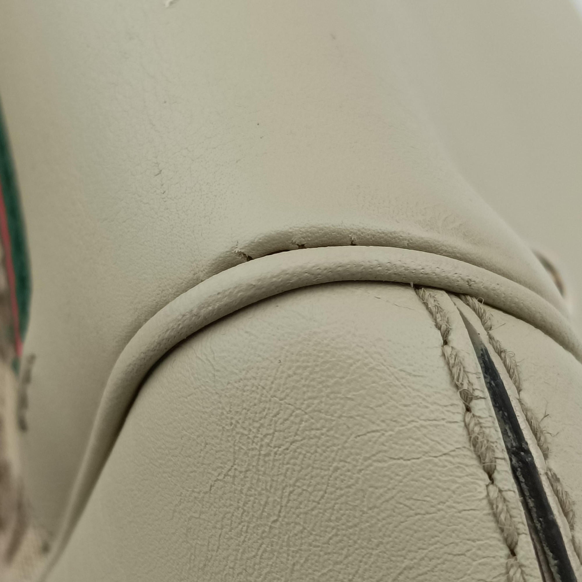 Vintage Gucci Mayfair Bow Tote Brown x White x Red x Green canvas×leather 257349 shoulderbag | stylenewstar