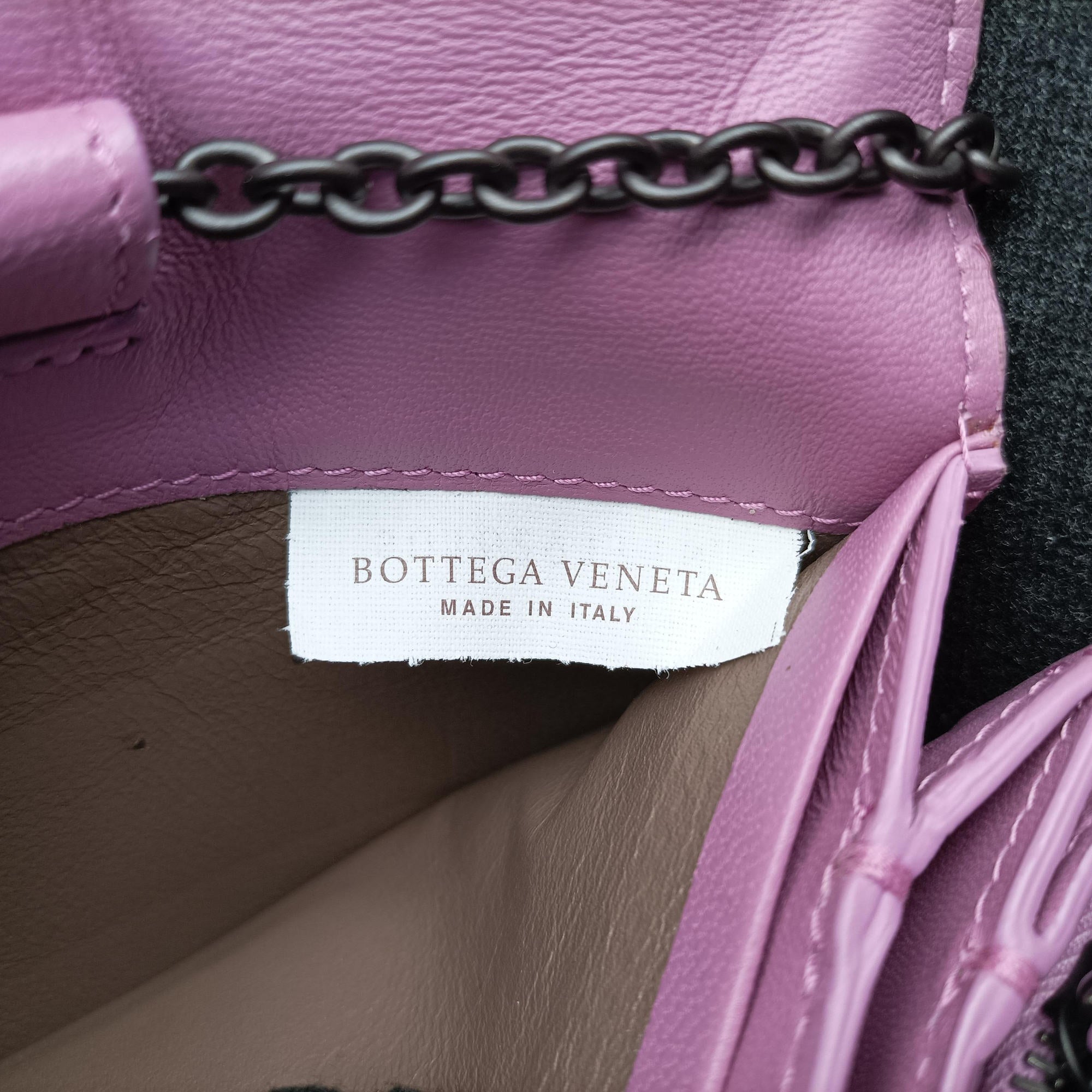 Pre-owned Bottega Veneta Intrecciato Purple lambskin  shoulderbag | stylenewstar