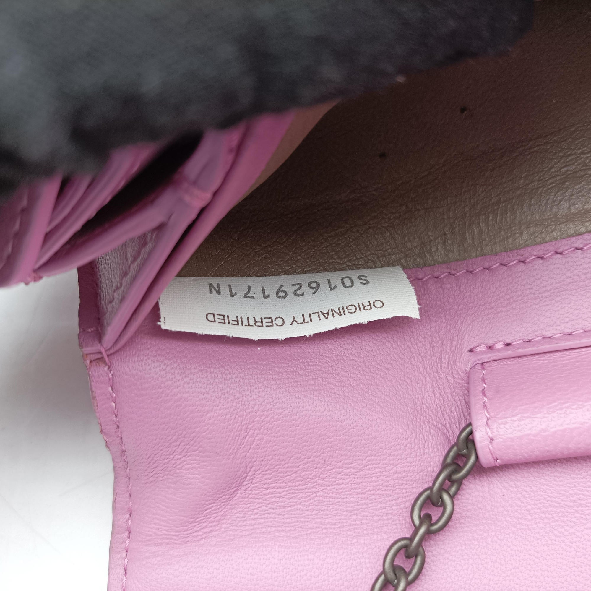 Pre-owned Bottega Veneta Intrecciato Purple lambskin  shoulderbag | stylenewstar