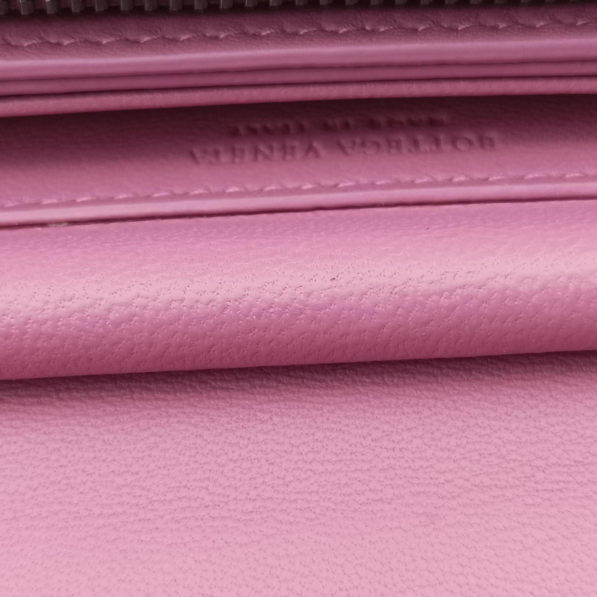 Pre-owned Bottega Veneta Intrecciato Purple lambskin  shoulderbag | stylenewstar