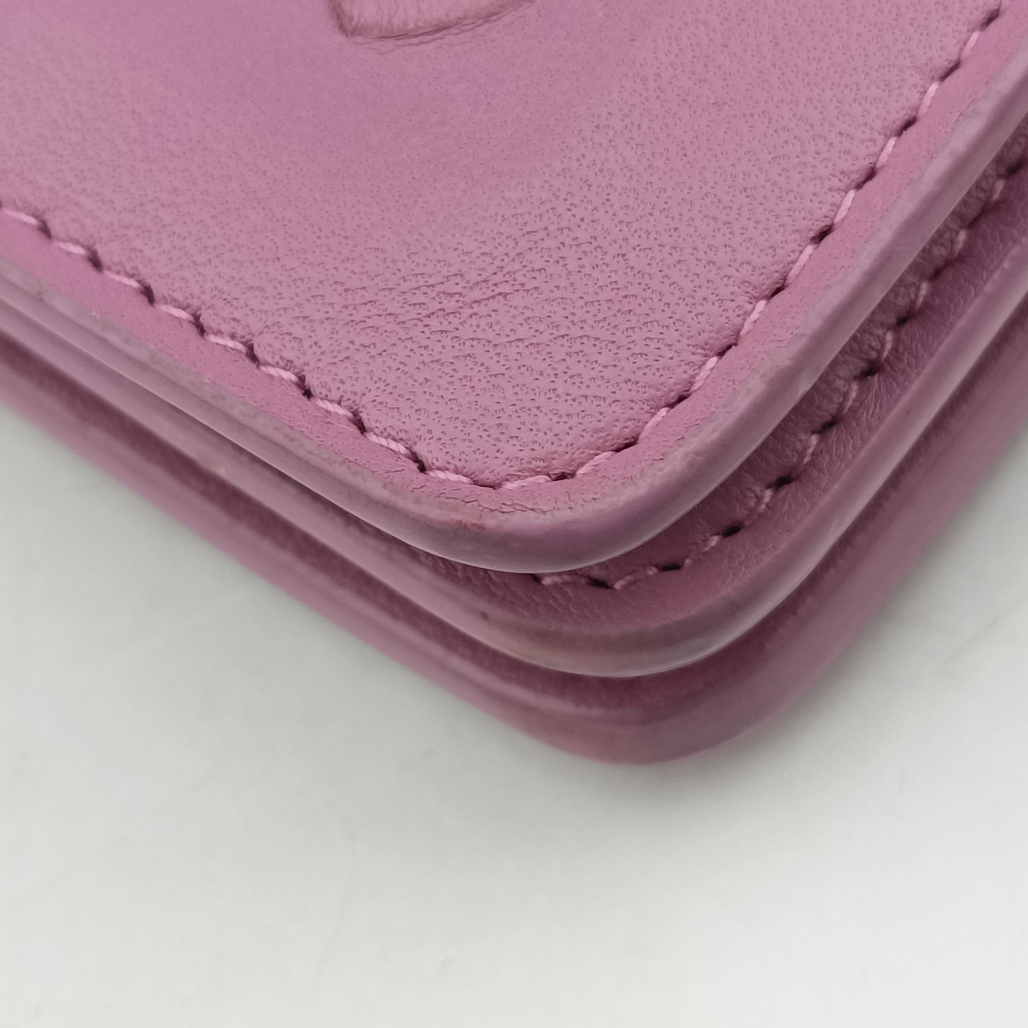 Pre-owned Bottega Veneta Intrecciato Purple lambskin  shoulderbag | stylenewstar