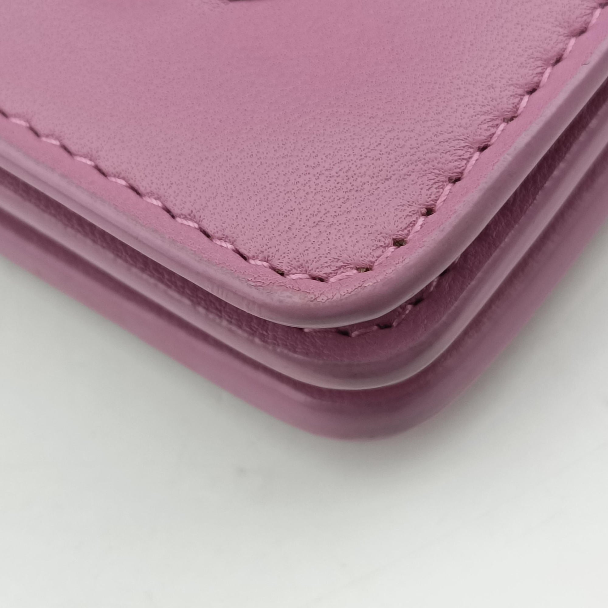 Pre-owned Bottega Veneta Intrecciato Purple lambskin  shoulderbag | stylenewstar