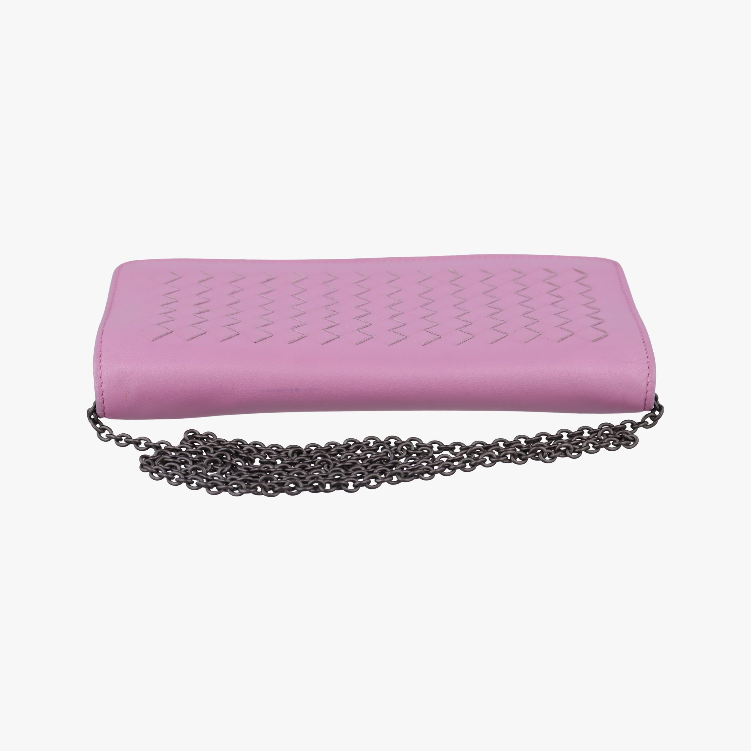 Pre-owned Bottega Veneta Intrecciato Purple lambskin  shoulderbag | stylenewstar