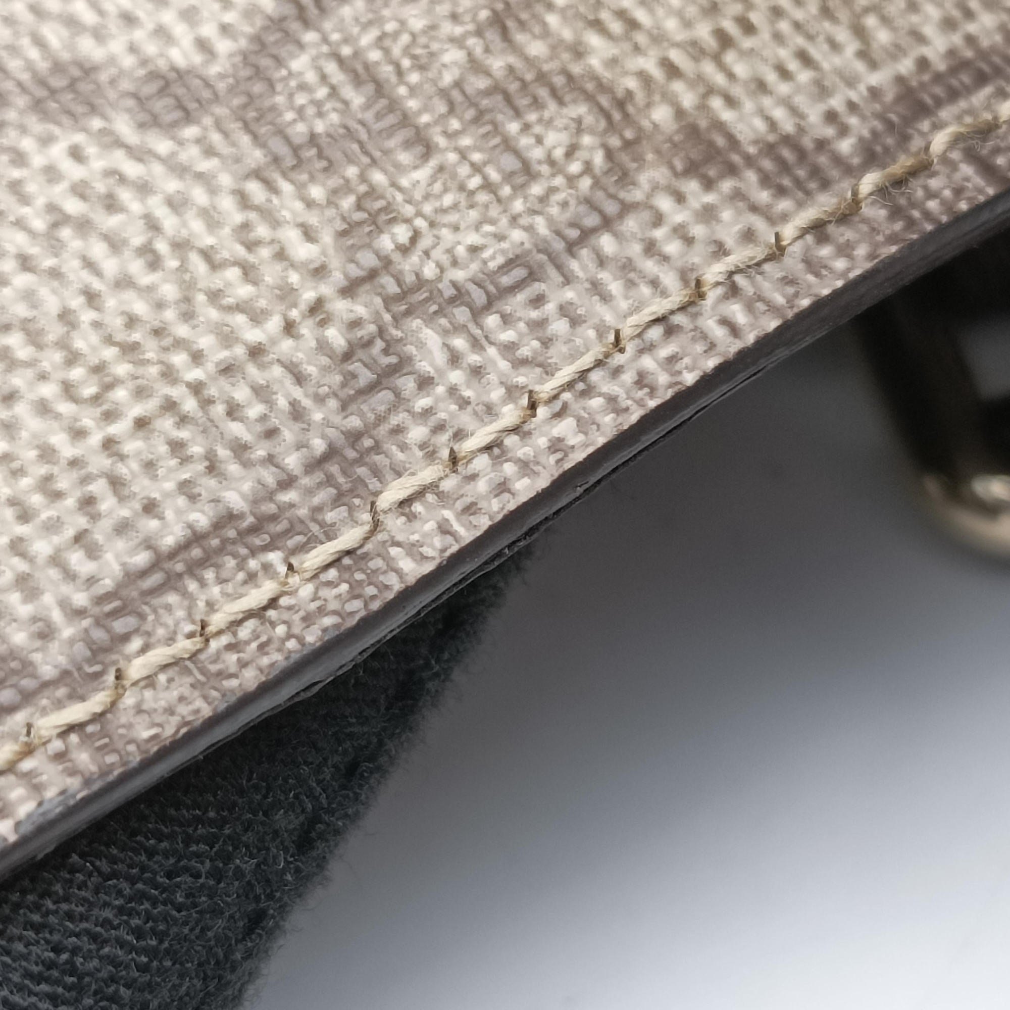 Pre-owned Gucci GG Supreme DiaperBag Brown PVC coated canvas 211131 shoulderbag | stylenewstar