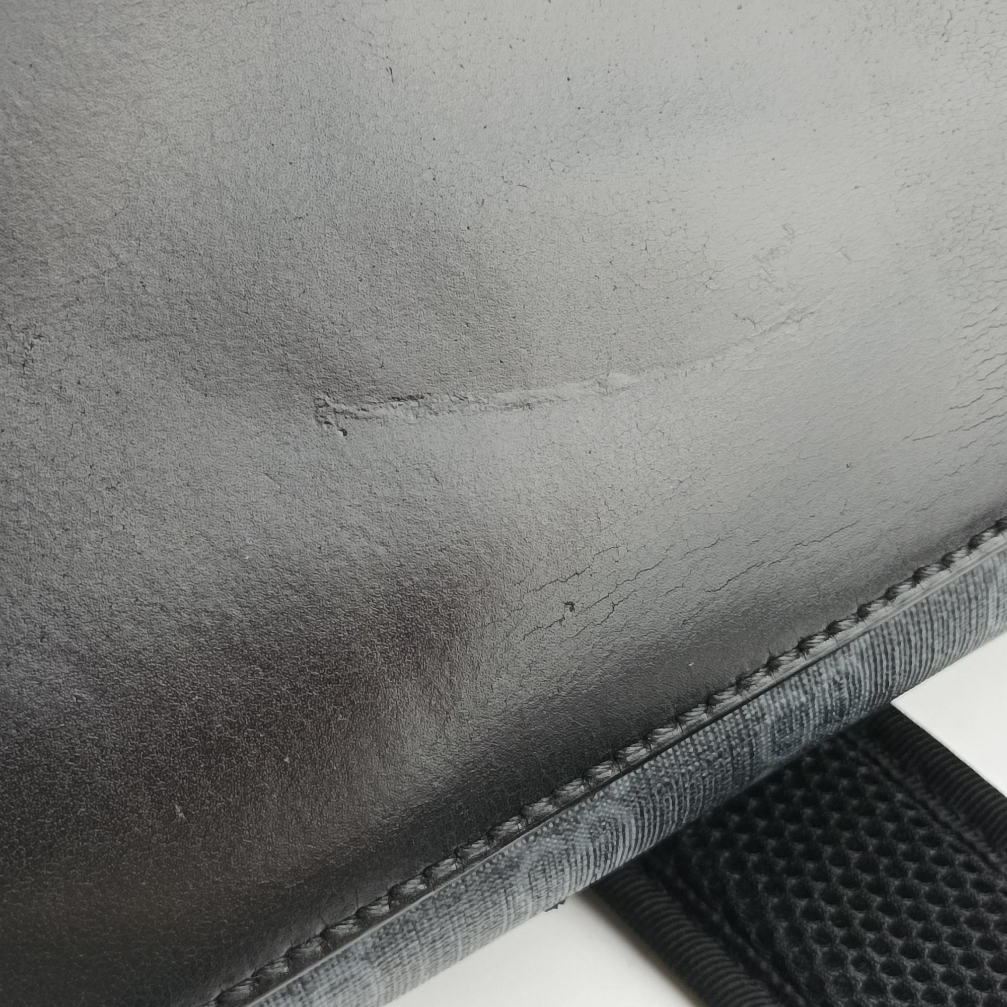 Pre-owned Gucci GG Supreme Black PVC coated canvas x Leather 478324 backpack/rucksack | stylenewstar
