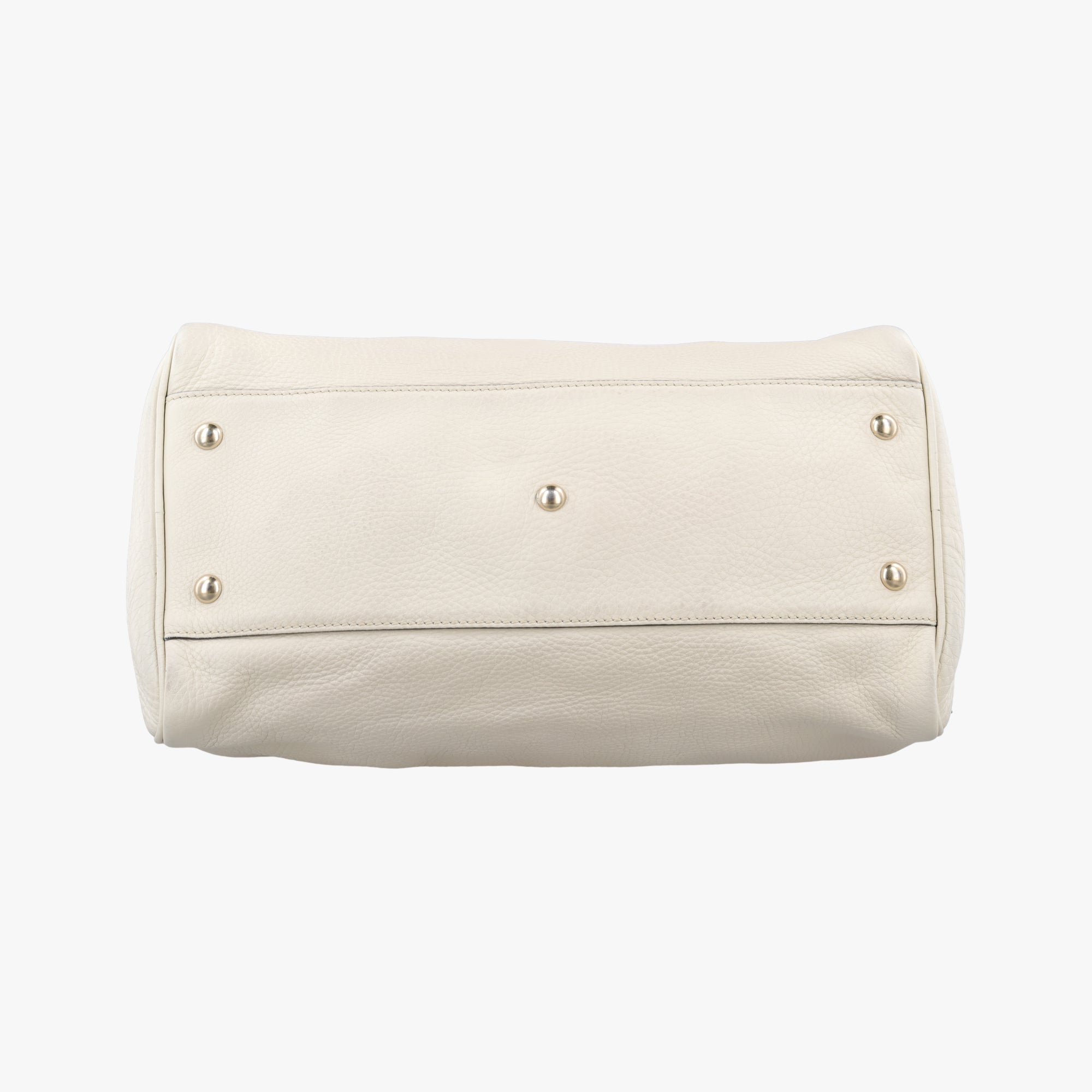 Pre-owned Gucci bamboo shopper White Leather 353124 shoulderbag | stylenewstar