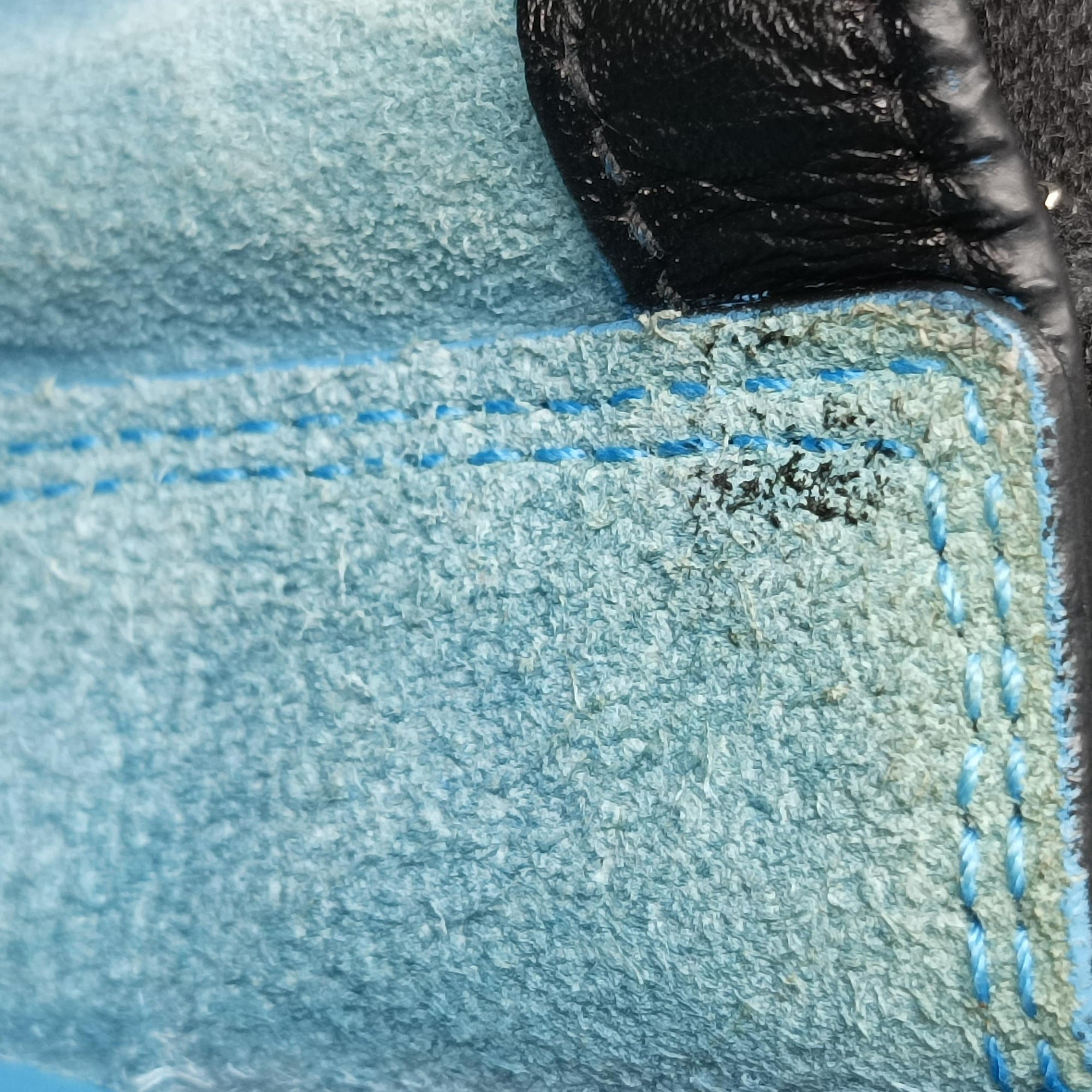 Vintage Balenciaga Paper A6 Zip Around Black×Blue Leather  shoulderbag | stylenewstar