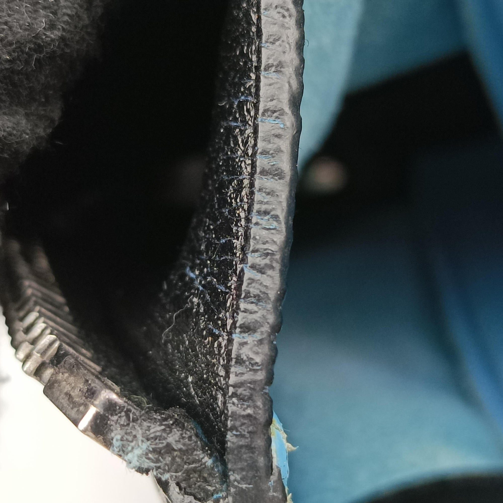 Vintage Balenciaga Paper A6 Zip Around Black×Blue Leather  shoulderbag | stylenewstar