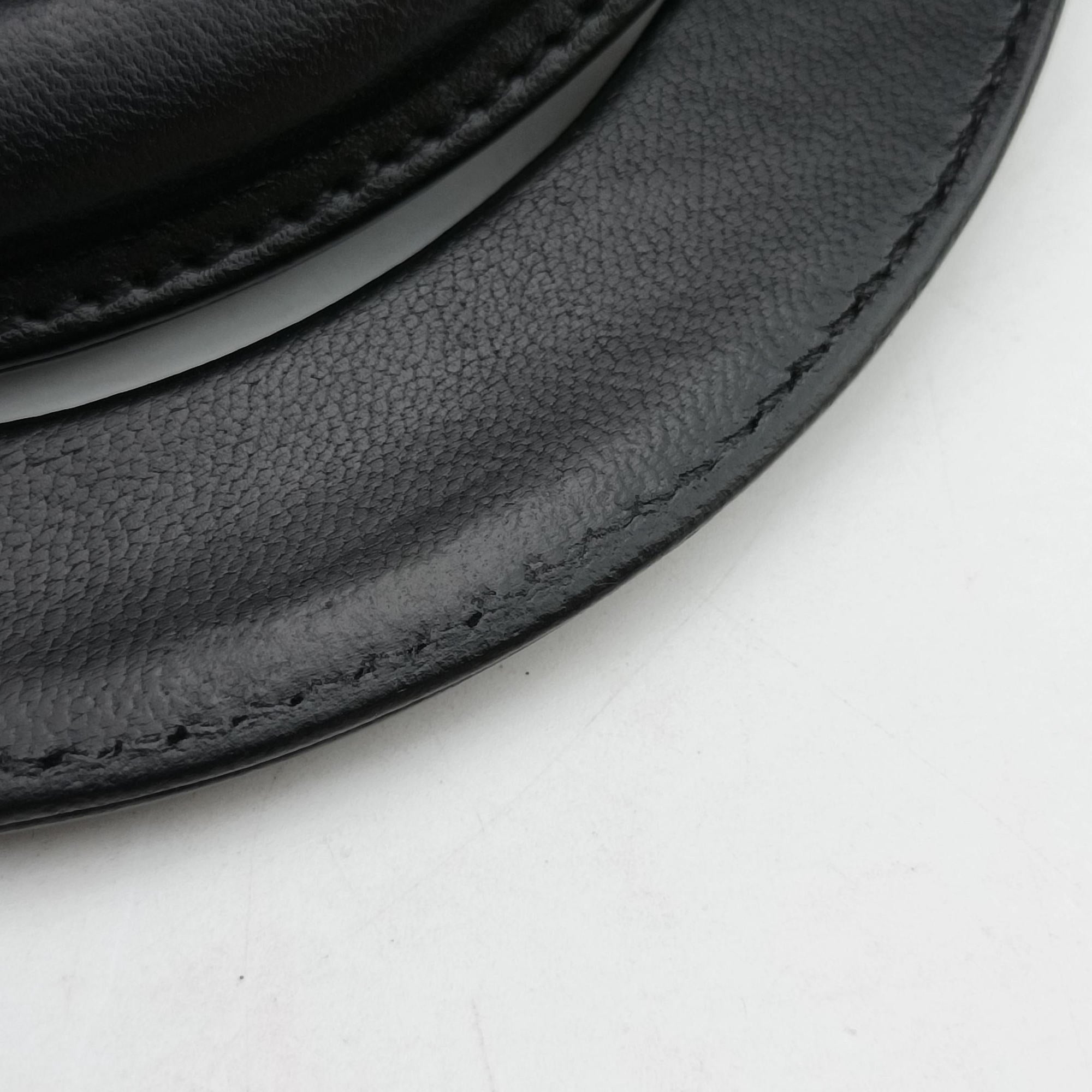 Pre-owned Christian Dior Lady Dior Black lambskin  shoulderbag | stylenewstar