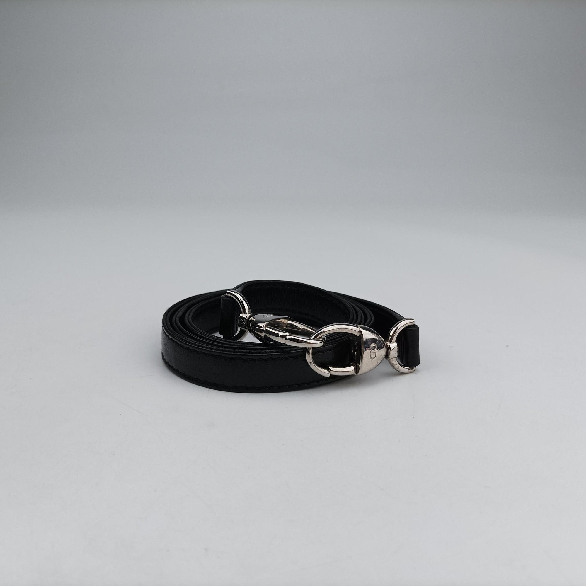 Pre-owned Christian Dior Lady Dior Black lambskin  shoulderbag | stylenewstar