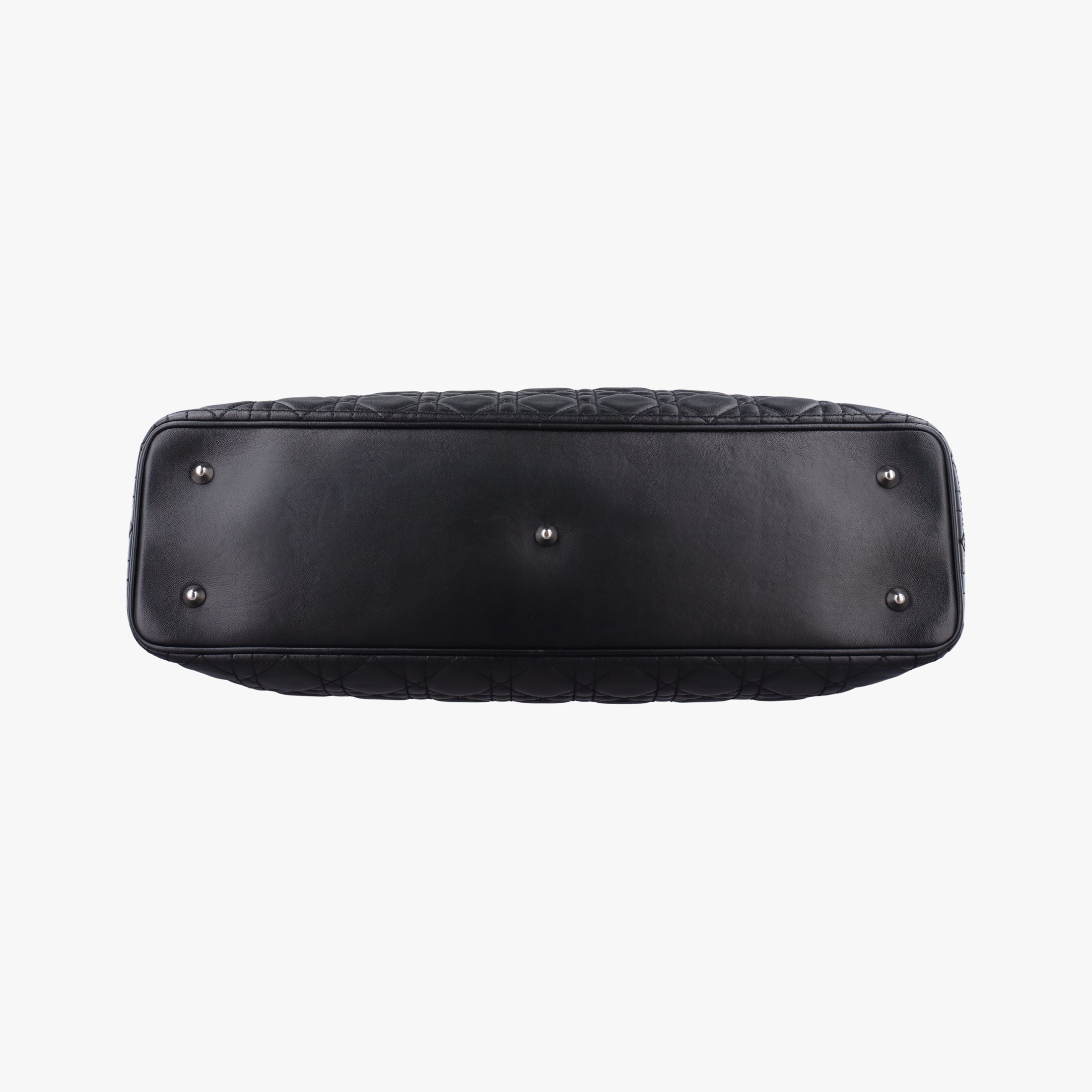 Pre-owned Christian Dior Lady Dior Black lambskin  shoulderbag | stylenewstar