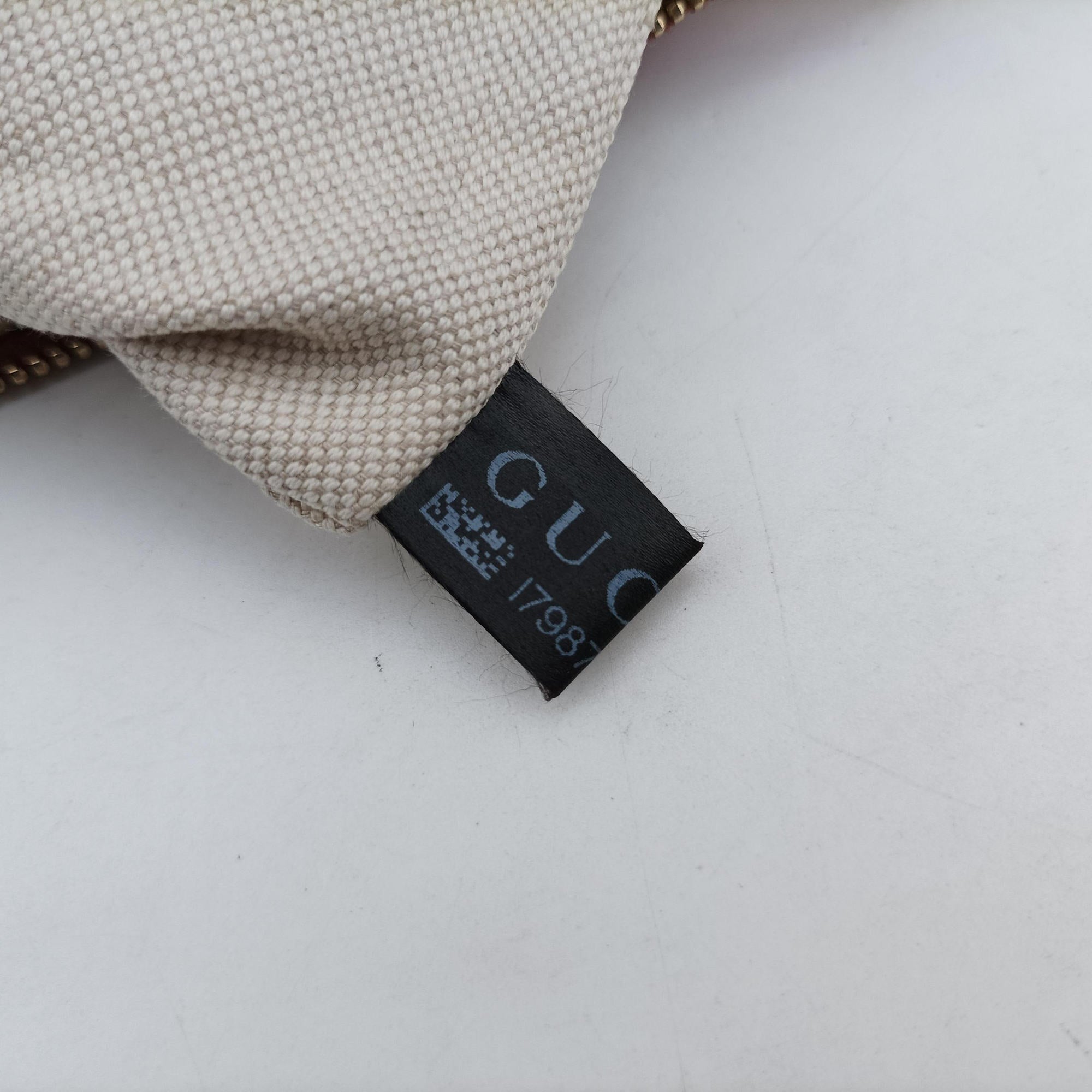 Pre-owned Gucci GG Craft orange×beige canvas×leather 247209 shoulderbag | stylenewstar