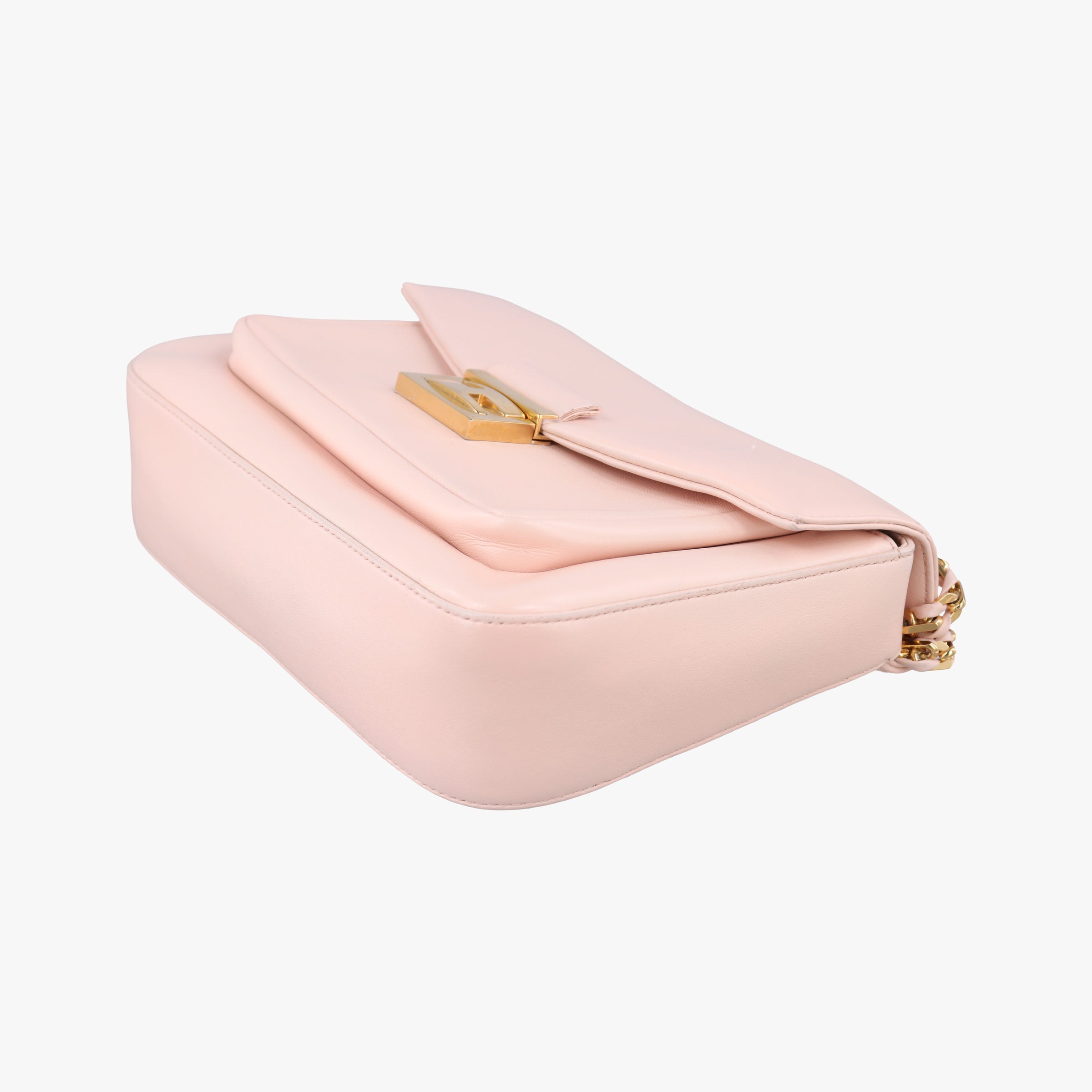 Secondhand Fendi Be Baguette Pink Leather 8BR677 shoulderbag | stylenewstar