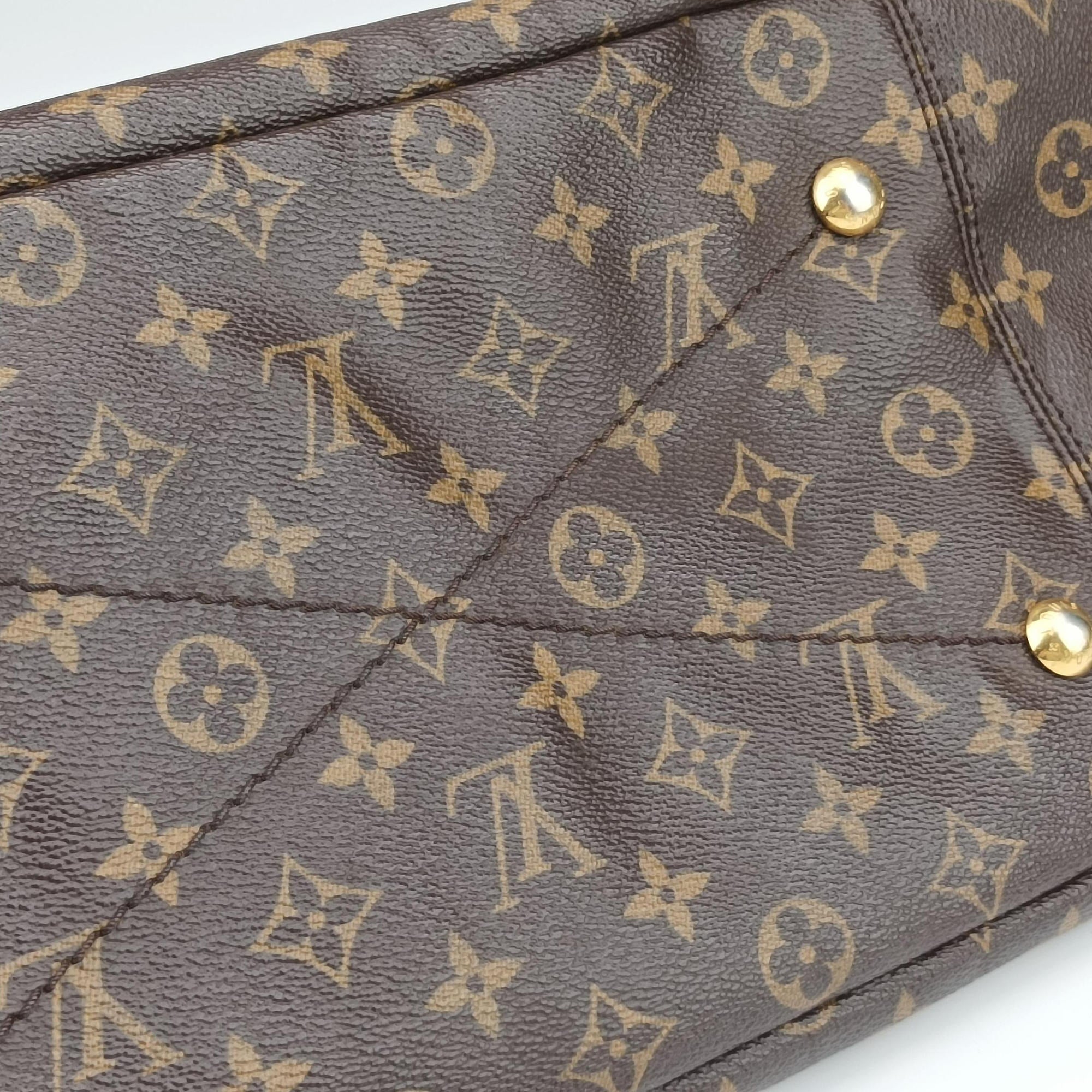 Secondhand Louis Vuitton ARTSY MM Brown Monogram Canvas M40249 handbag | stylenewstar