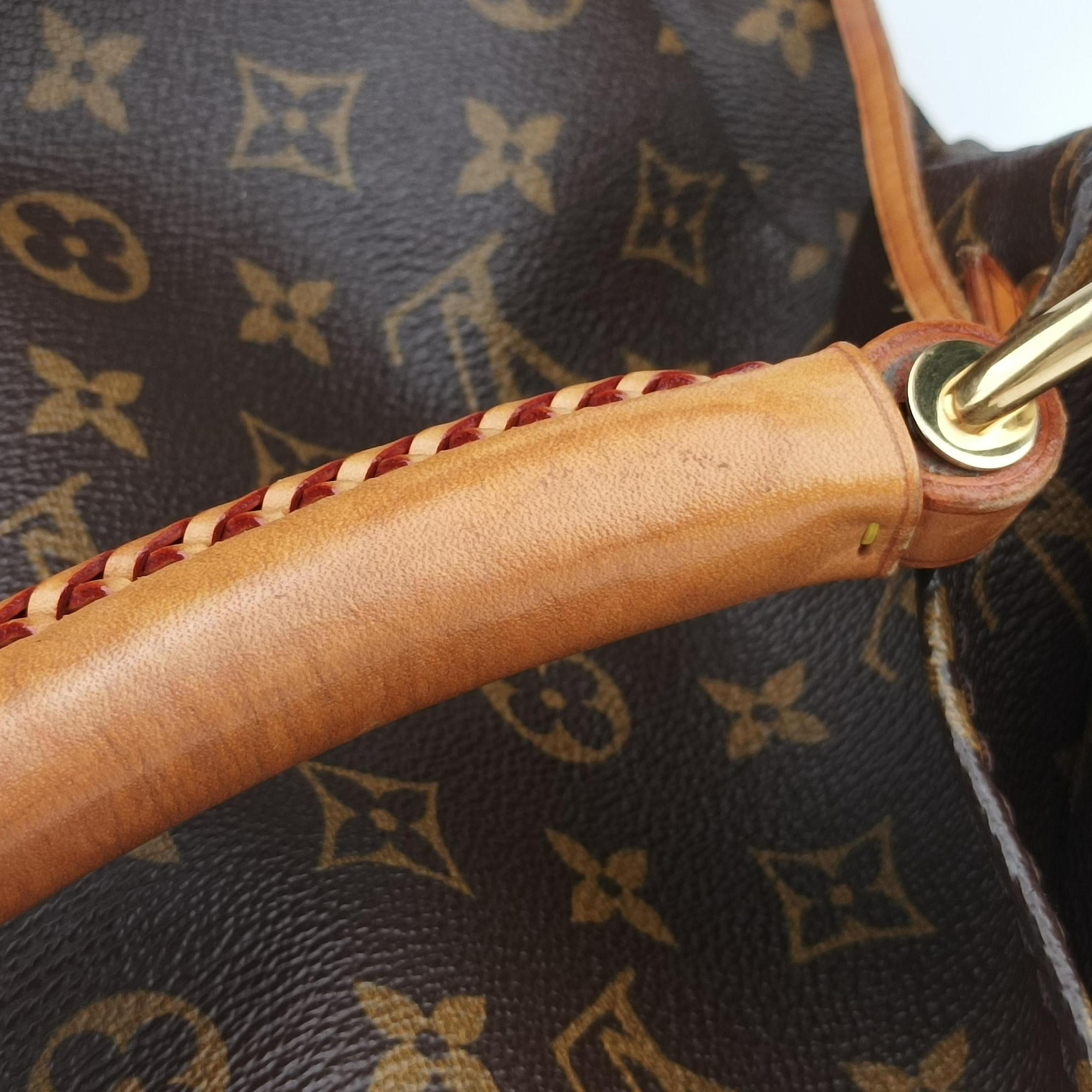 Secondhand Louis Vuitton ARTSY MM Brown Monogram Canvas M40249 handbag | stylenewstar