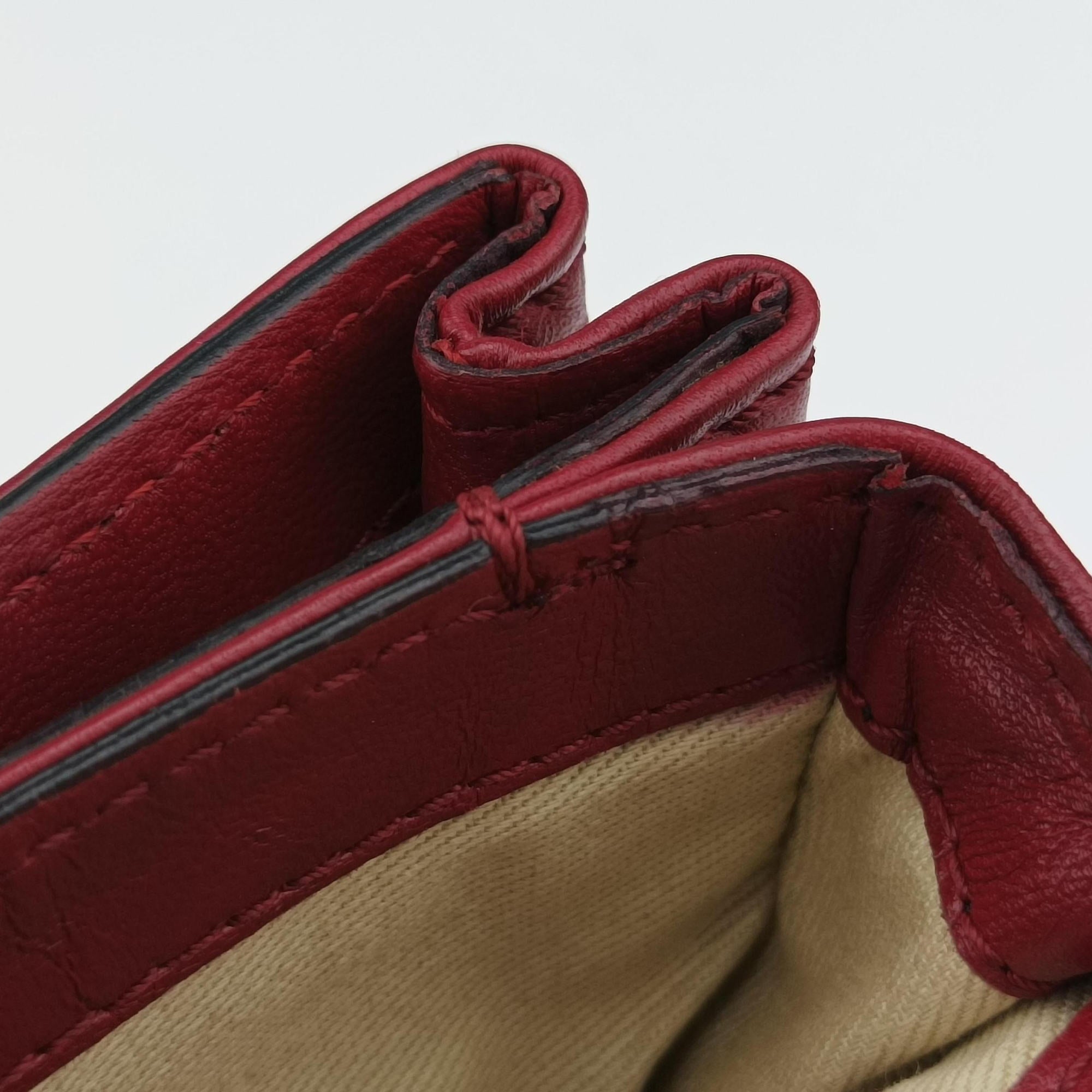 Pre-owned Valentino Rockstud VA VA VOOM Red Leather  shoulderbag | stylenewstar