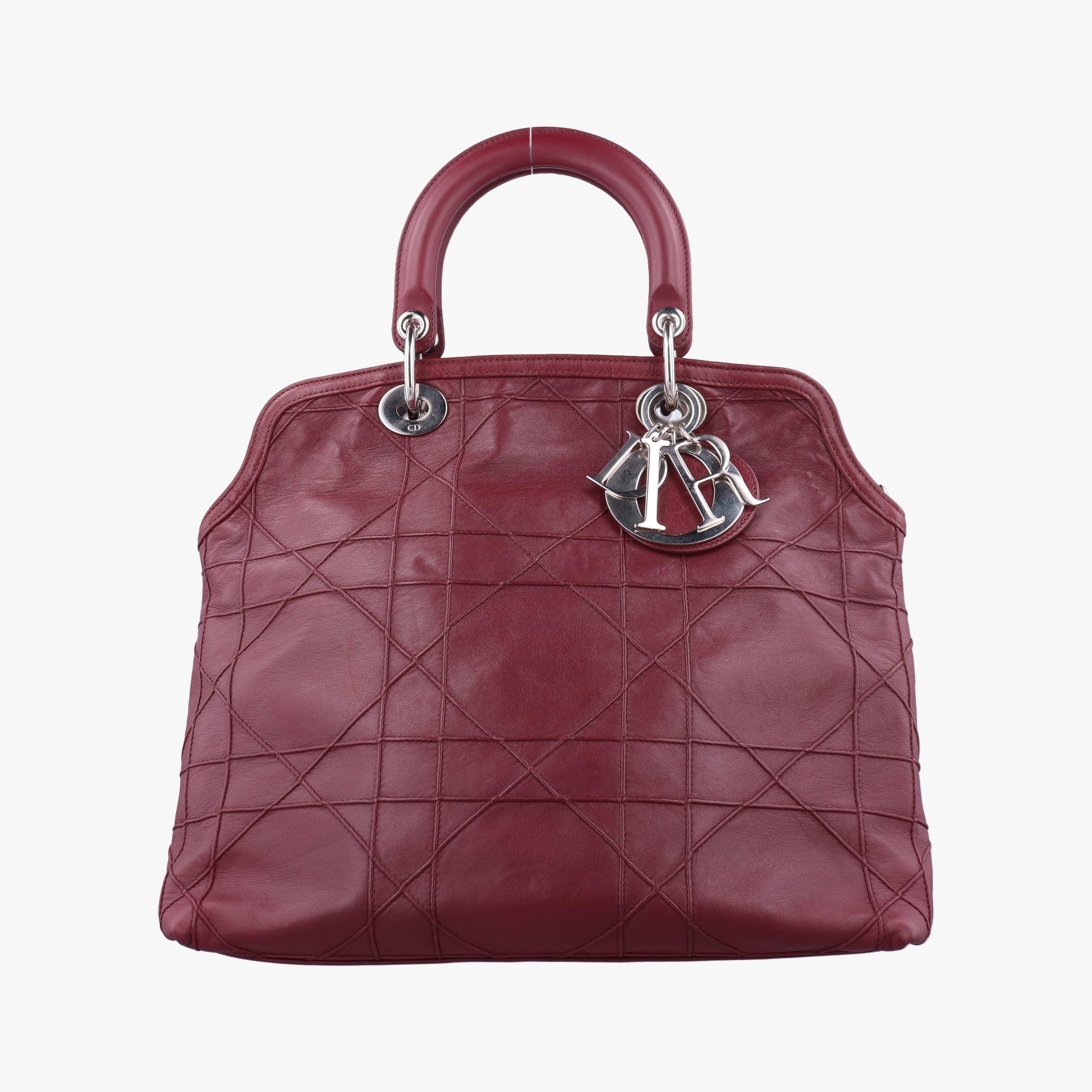 Vintage Christian Dior Granville Red lambskin  handbag | stylenewstar