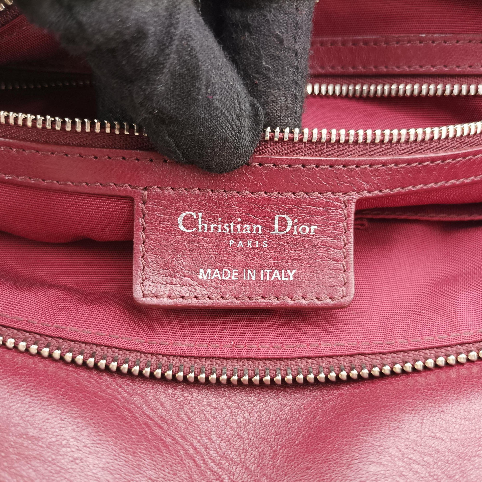 Vintage Christian Dior Granville Red lambskin  handbag | stylenewstar