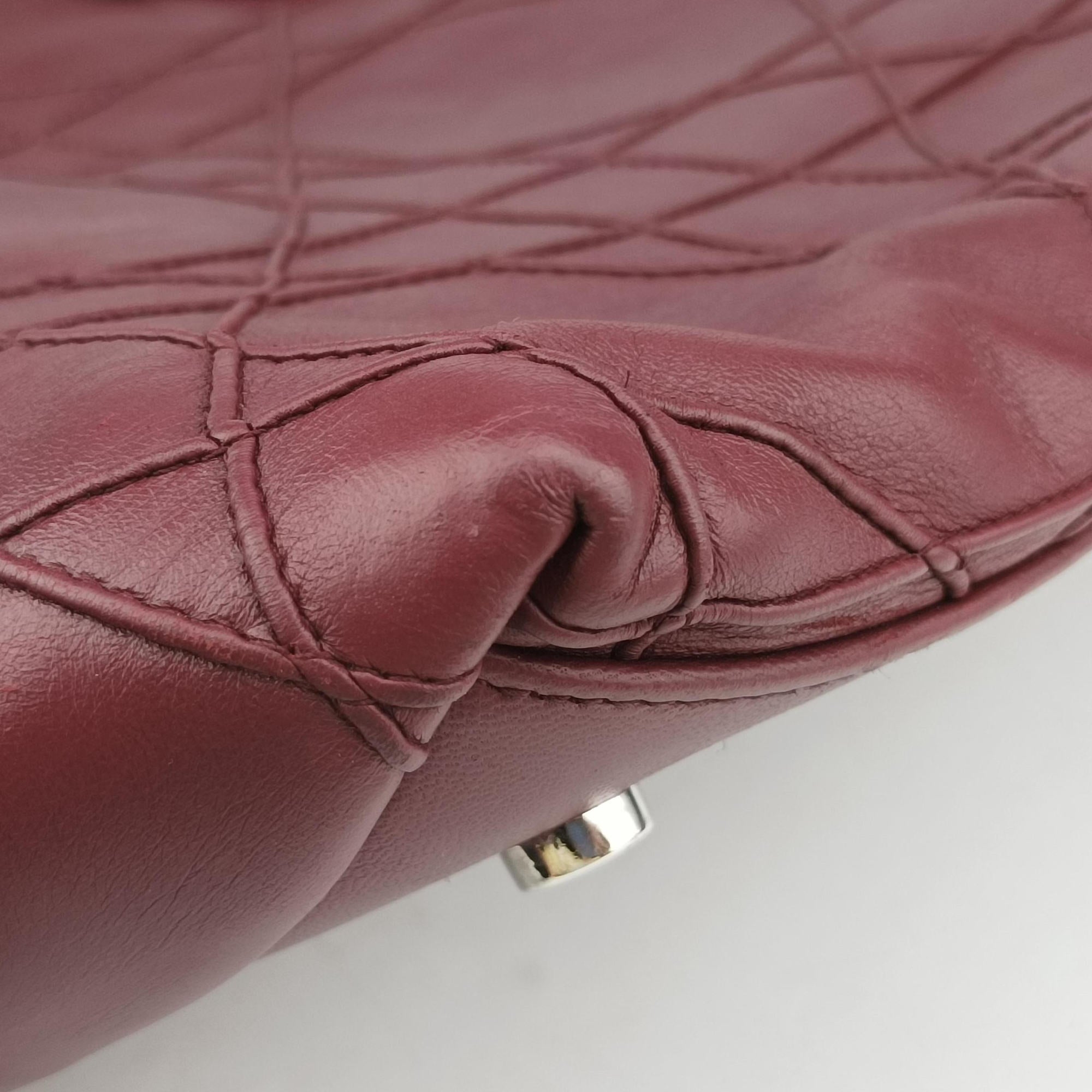 Vintage Christian Dior Granville Red lambskin  handbag | stylenewstar