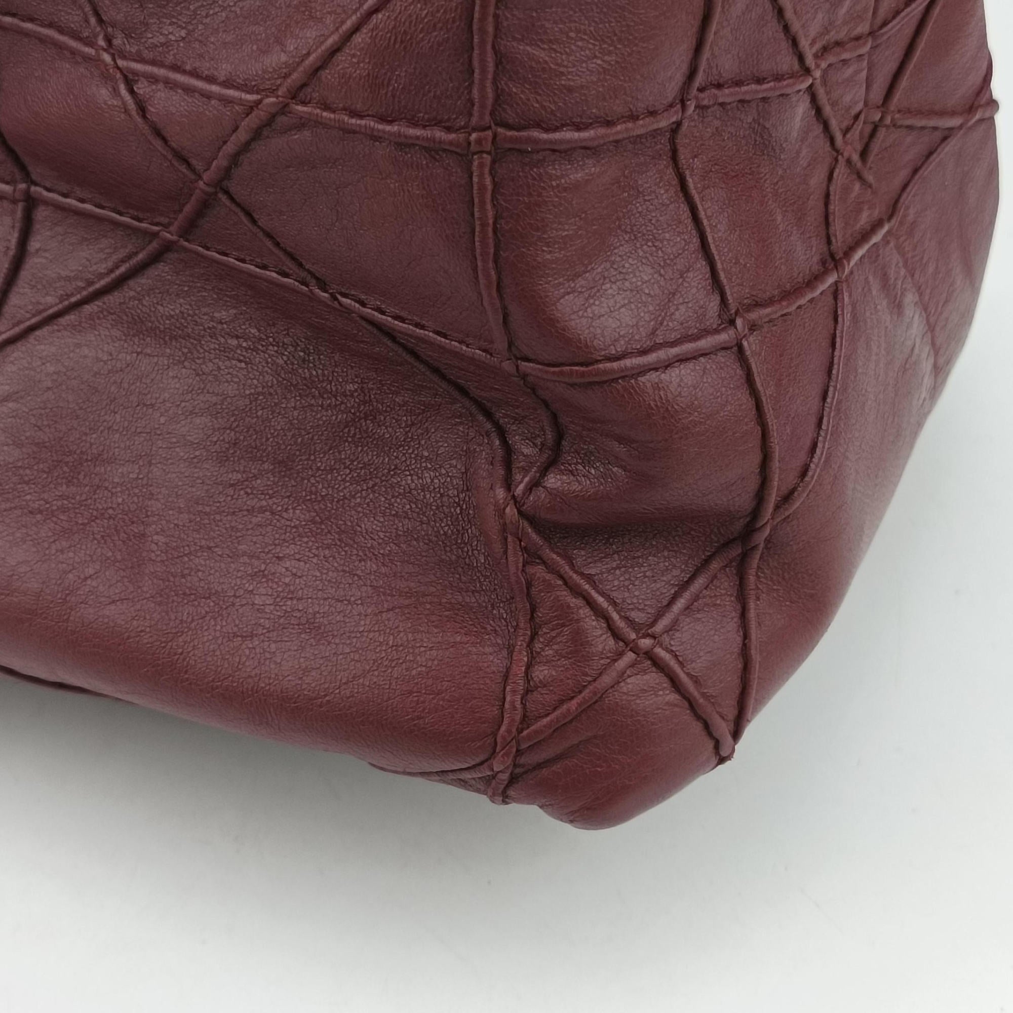 Vintage Christian Dior Granville Red lambskin  handbag | stylenewstar
