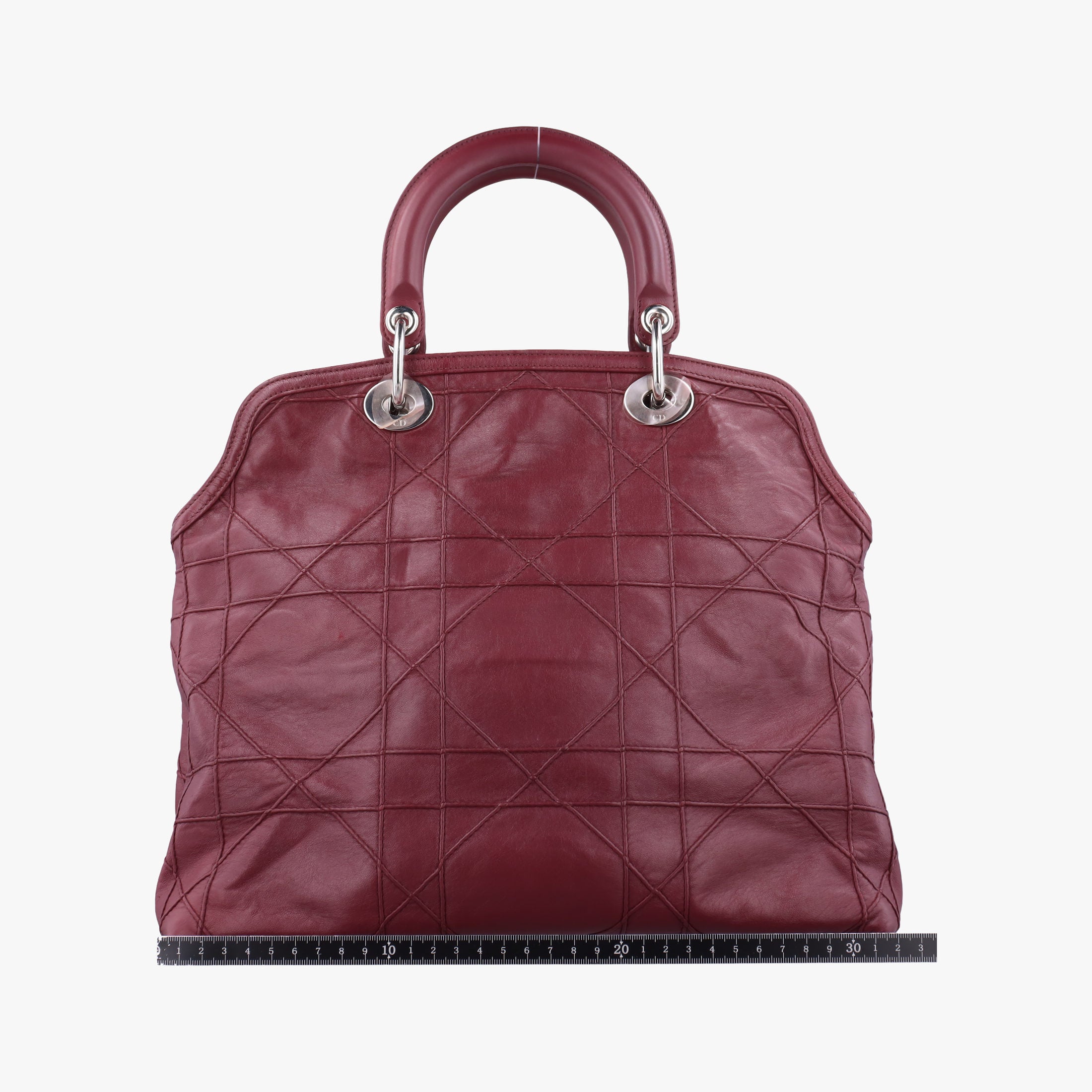Vintage Christian Dior Granville Red lambskin  handbag | stylenewstar