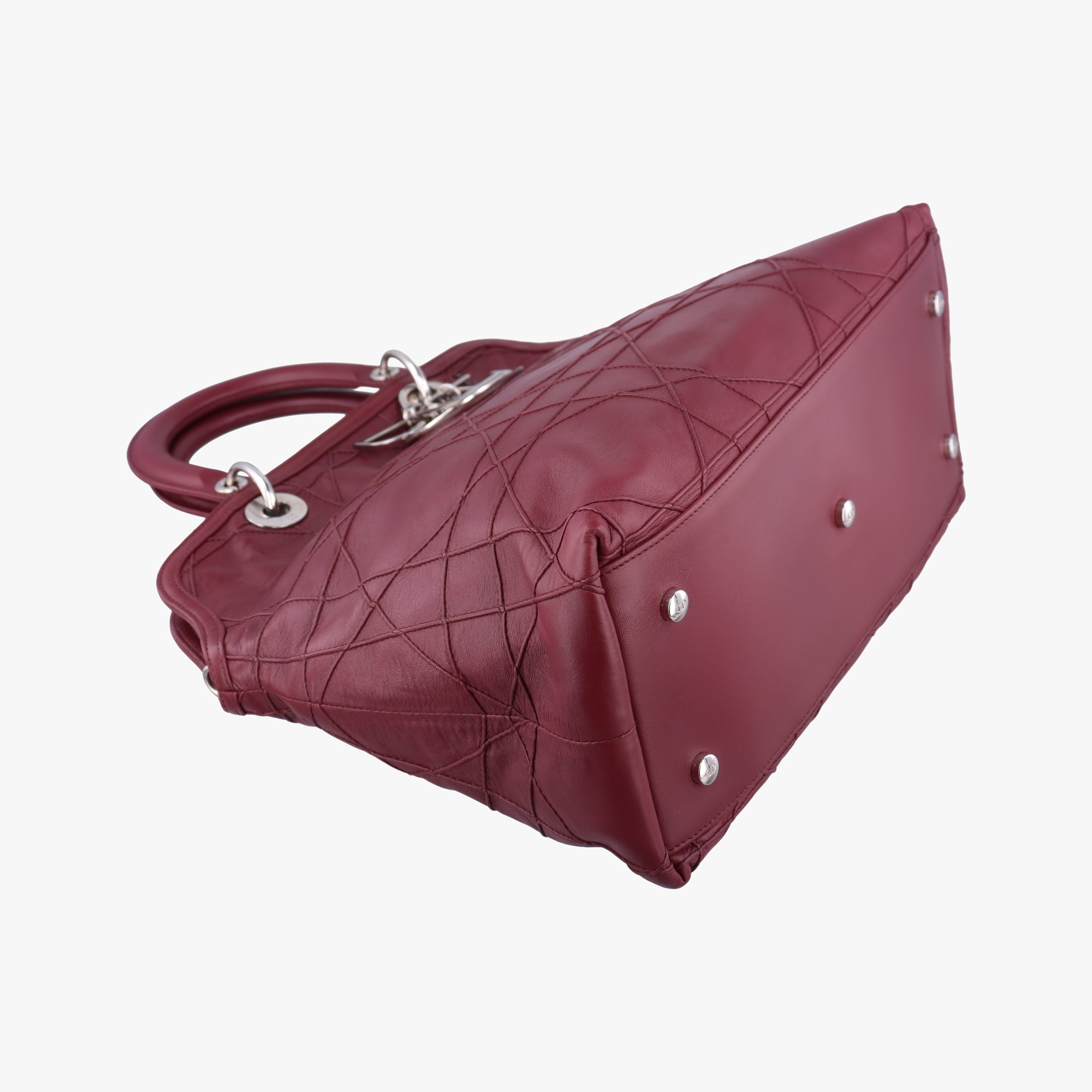 Vintage Christian Dior Granville Red lambskin  handbag | stylenewstar
