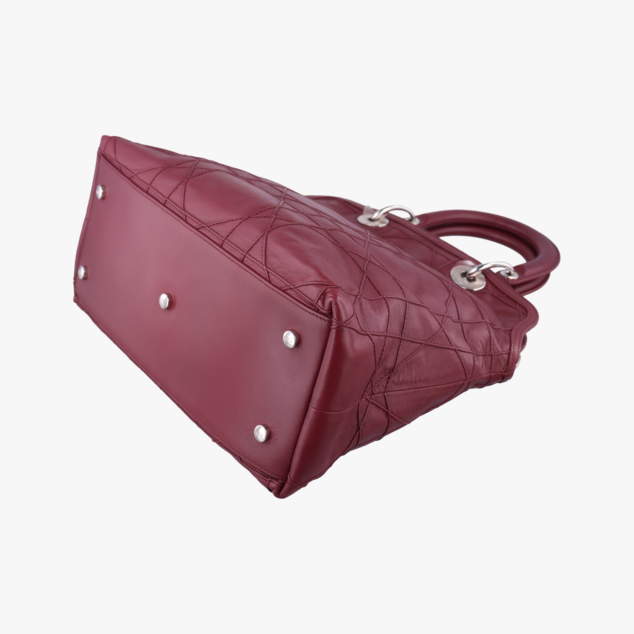 Vintage Christian Dior Granville Red lambskin  handbag | stylenewstar