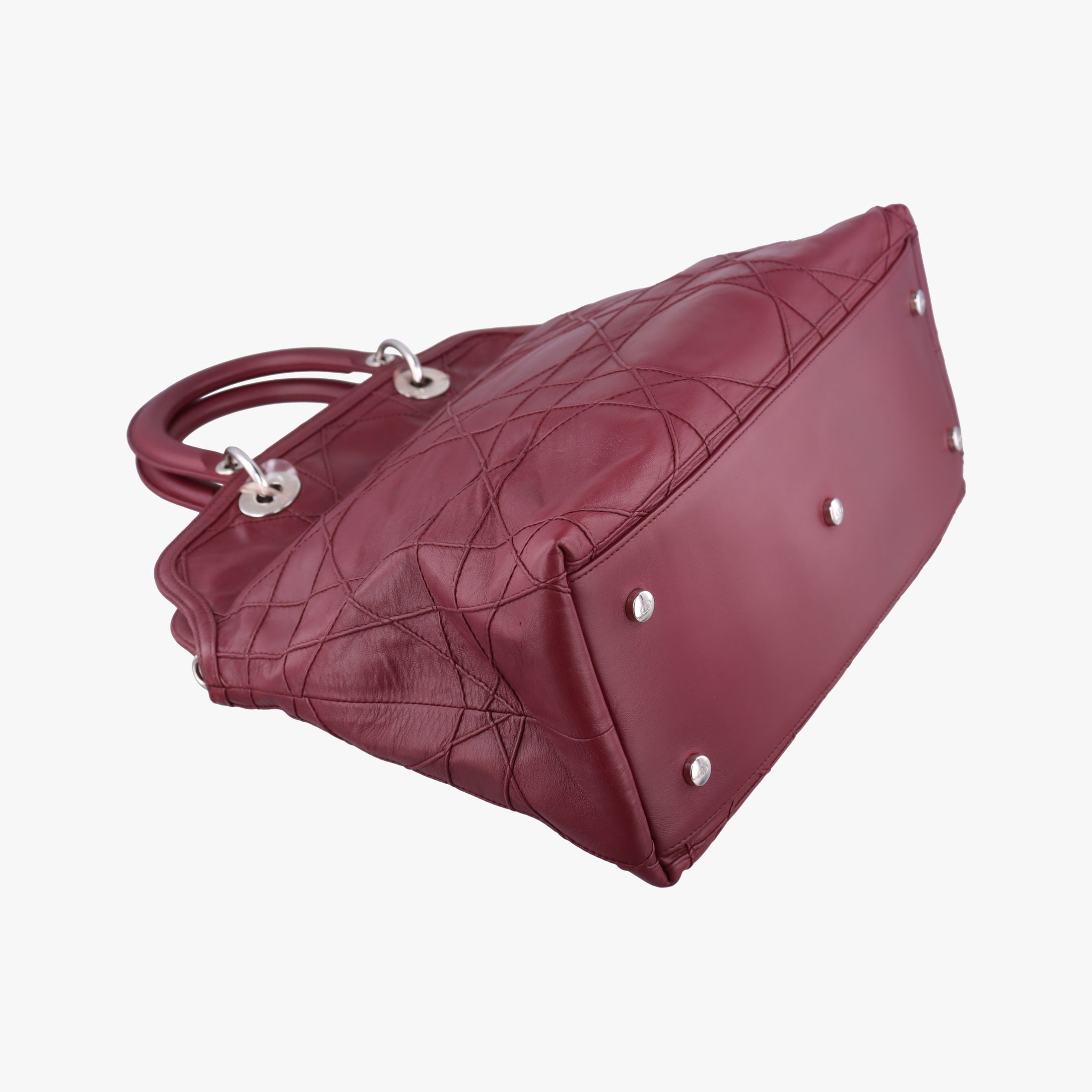 Vintage Christian Dior Granville Red lambskin  handbag | stylenewstar