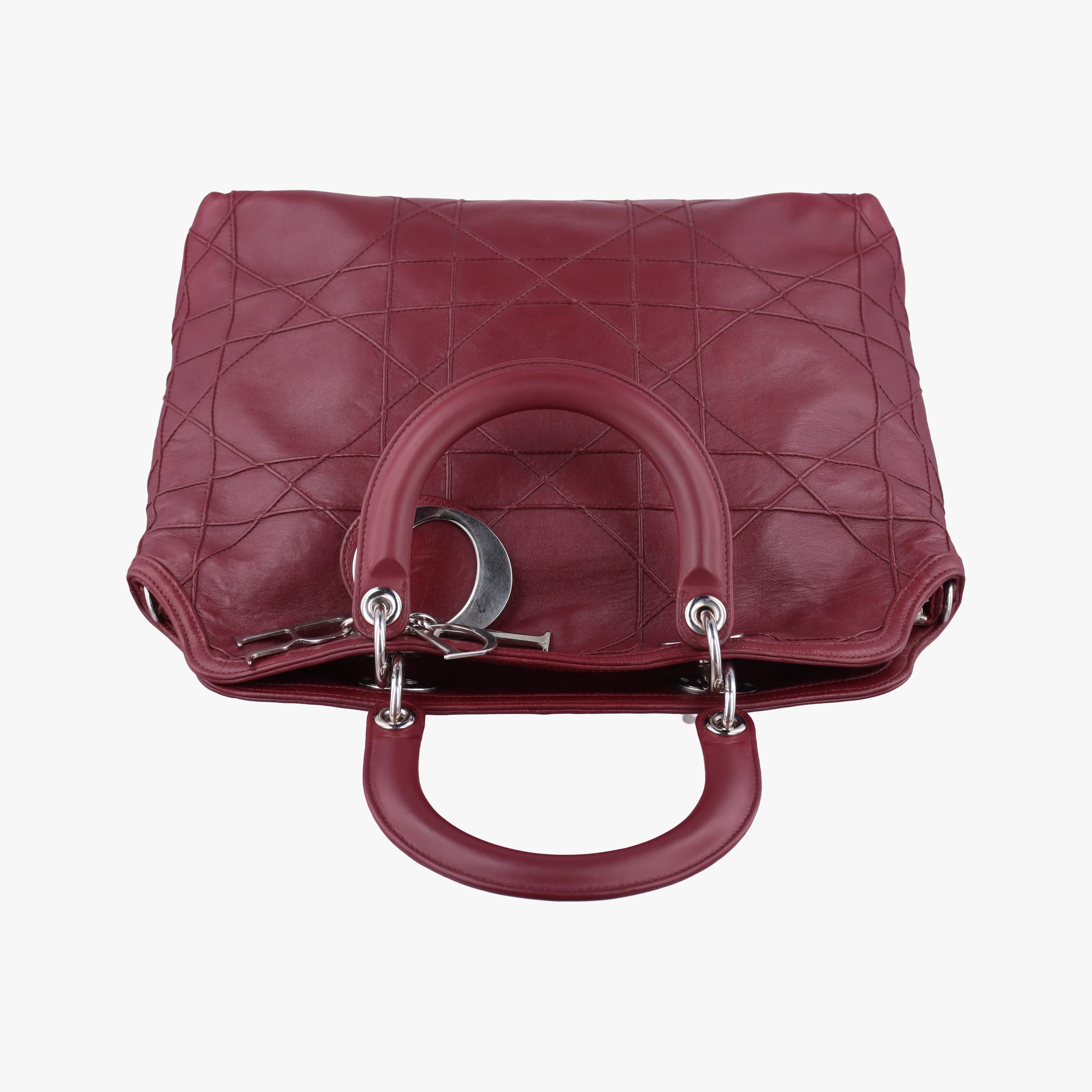 Vintage Christian Dior Granville Red lambskin  handbag | stylenewstar