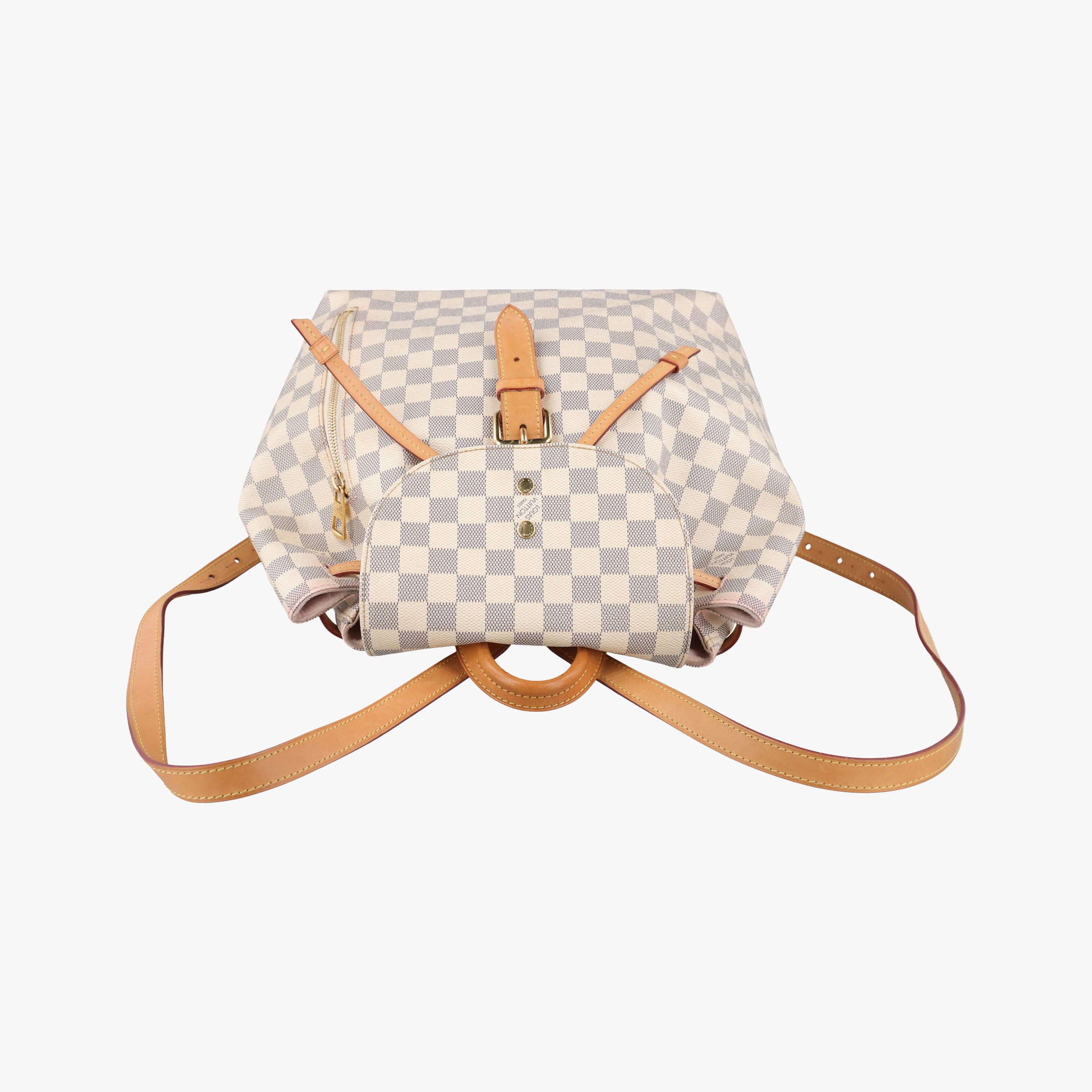 Pre-owned Louis Vuitton SPERONE　 AZUR Damier Canvas N41578 backpack/rucksack | stylenewstar