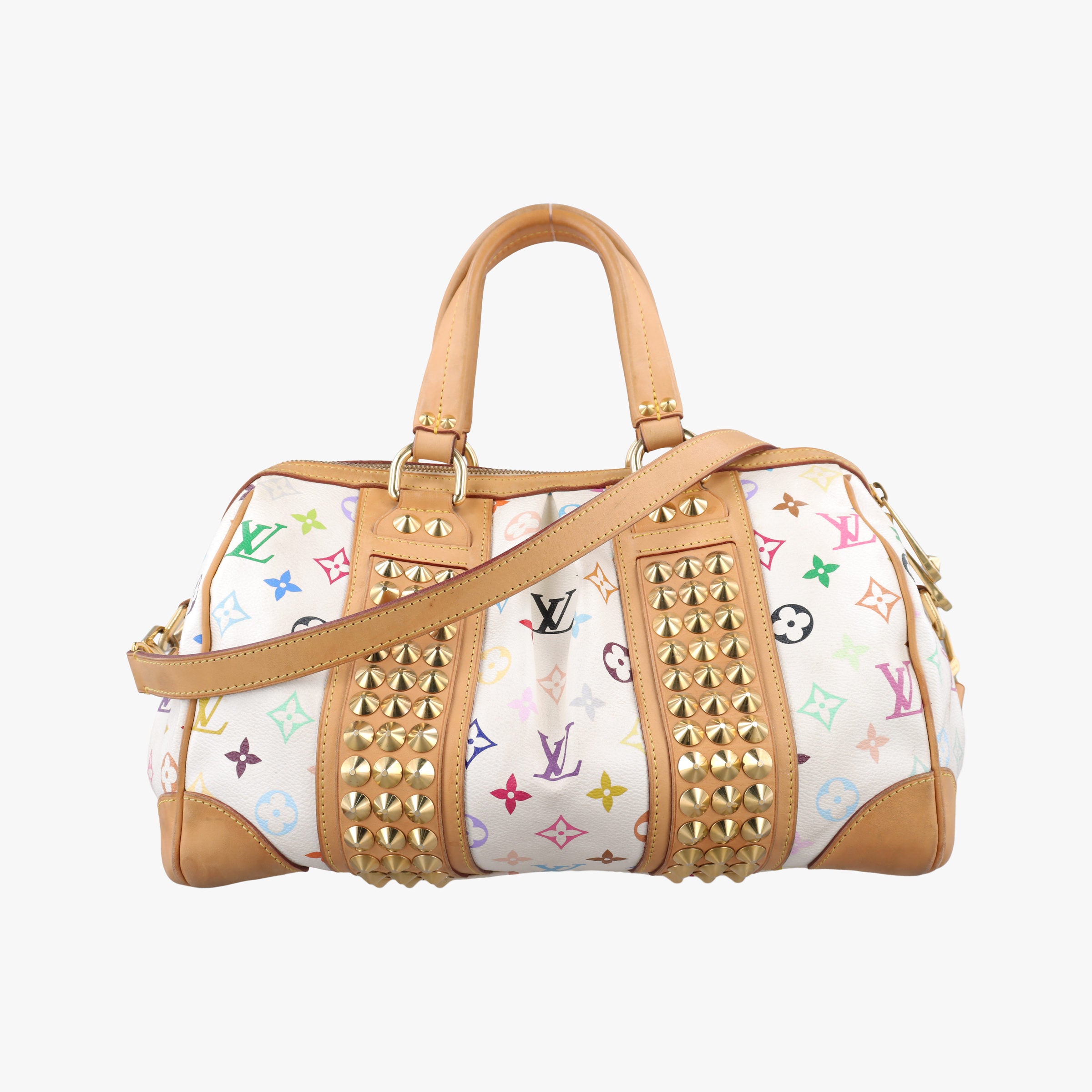 Vintage Louis Vuitton COURTNEY MM Bron Monogram Multicolor M45641 shoulderbag | stylenewstar