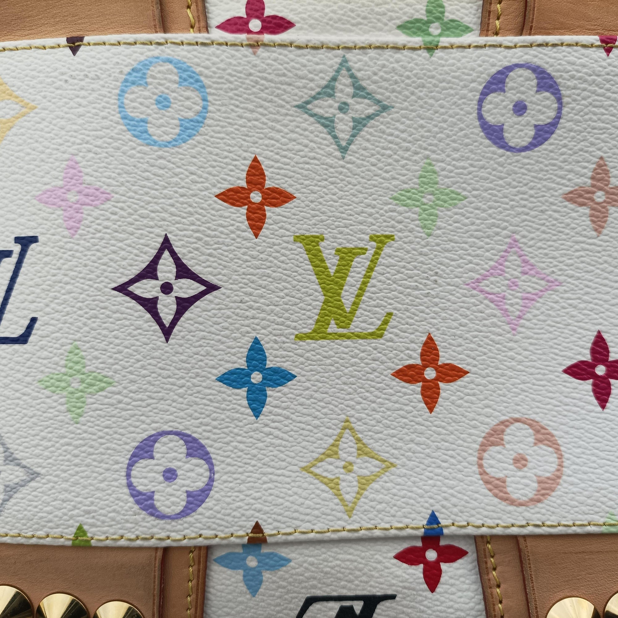 Vintage Louis Vuitton COURTNEY MM Bron Monogram Multicolor M45641 shoulderbag | stylenewstar