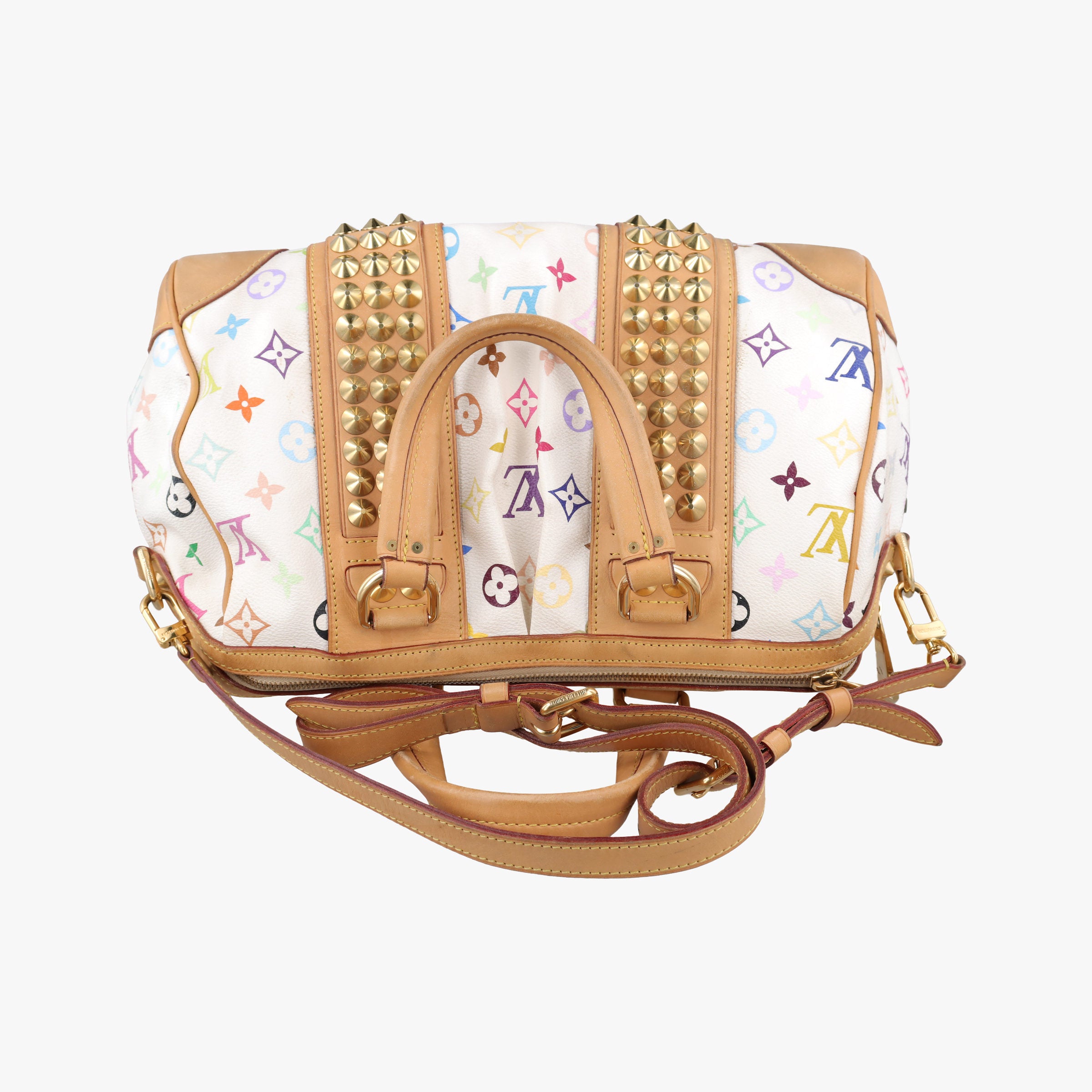 Vintage Louis Vuitton COURTNEY MM Bron Monogram Multicolor M45641 shoulderbag | stylenewstar