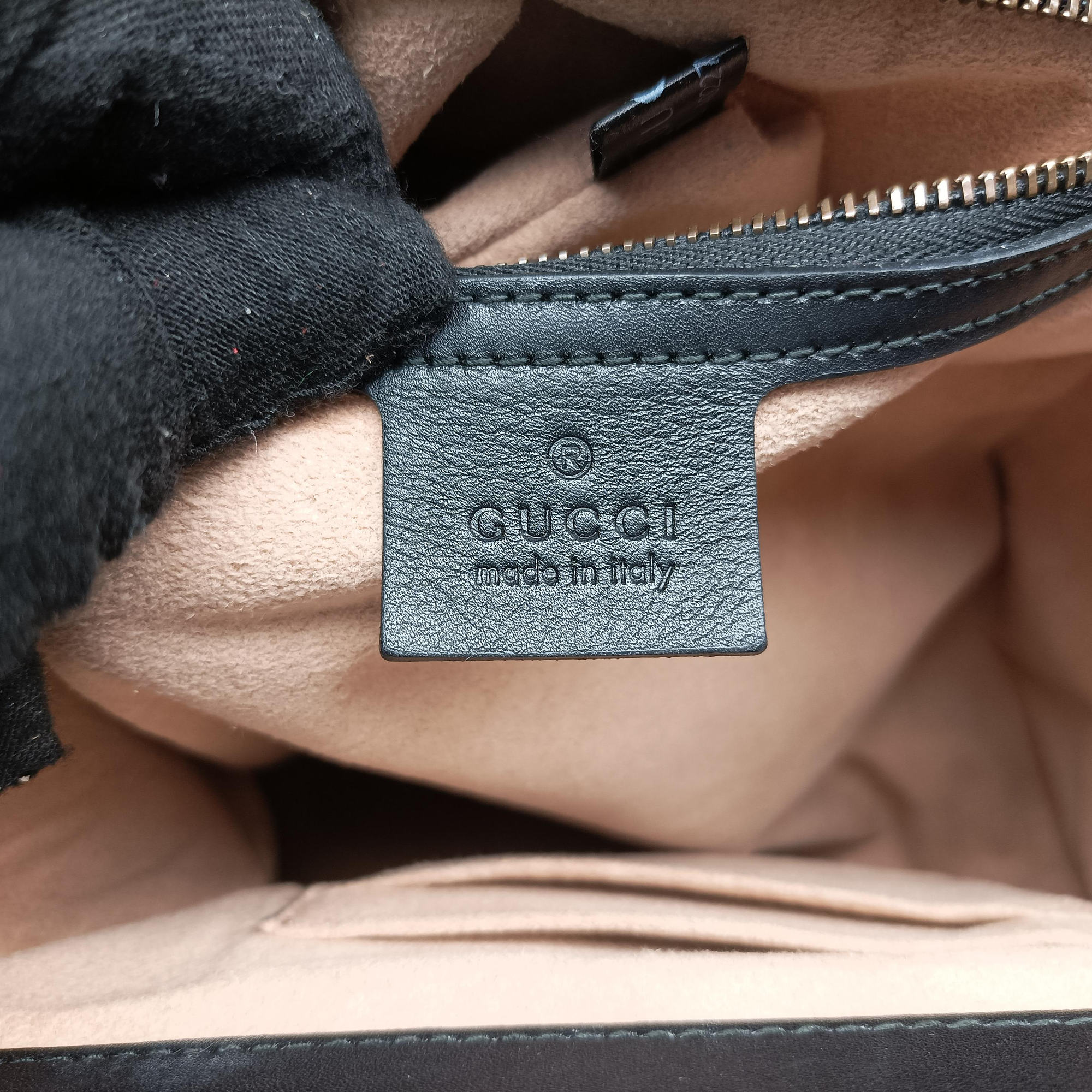 Pre-owned Gucci Queen Margaret Bamboo Multicolour Leather 476664 backpack/rucksack | stylenewstar