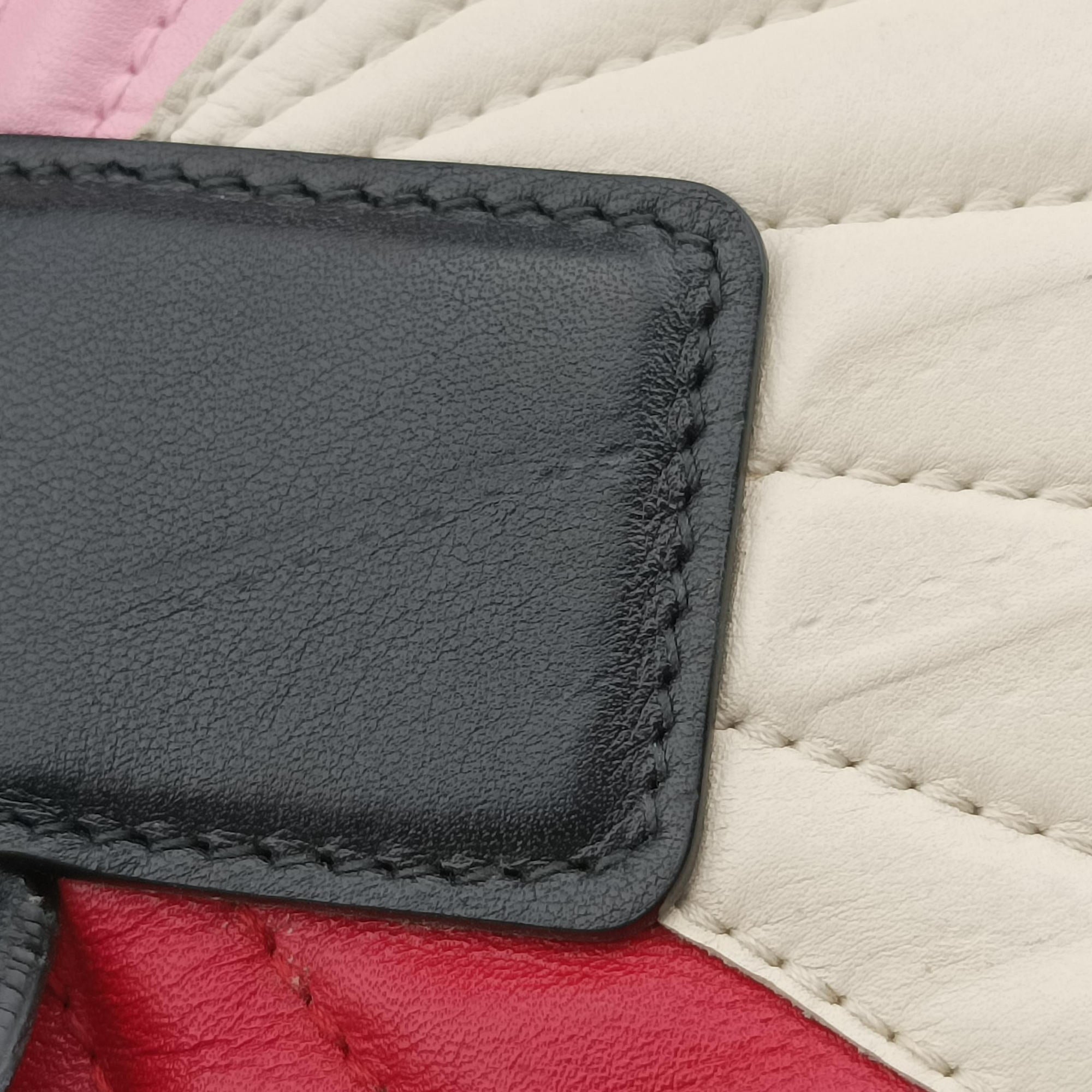Pre-owned Gucci Queen Margaret Bamboo Multicolour Leather 476664 backpack/rucksack | stylenewstar