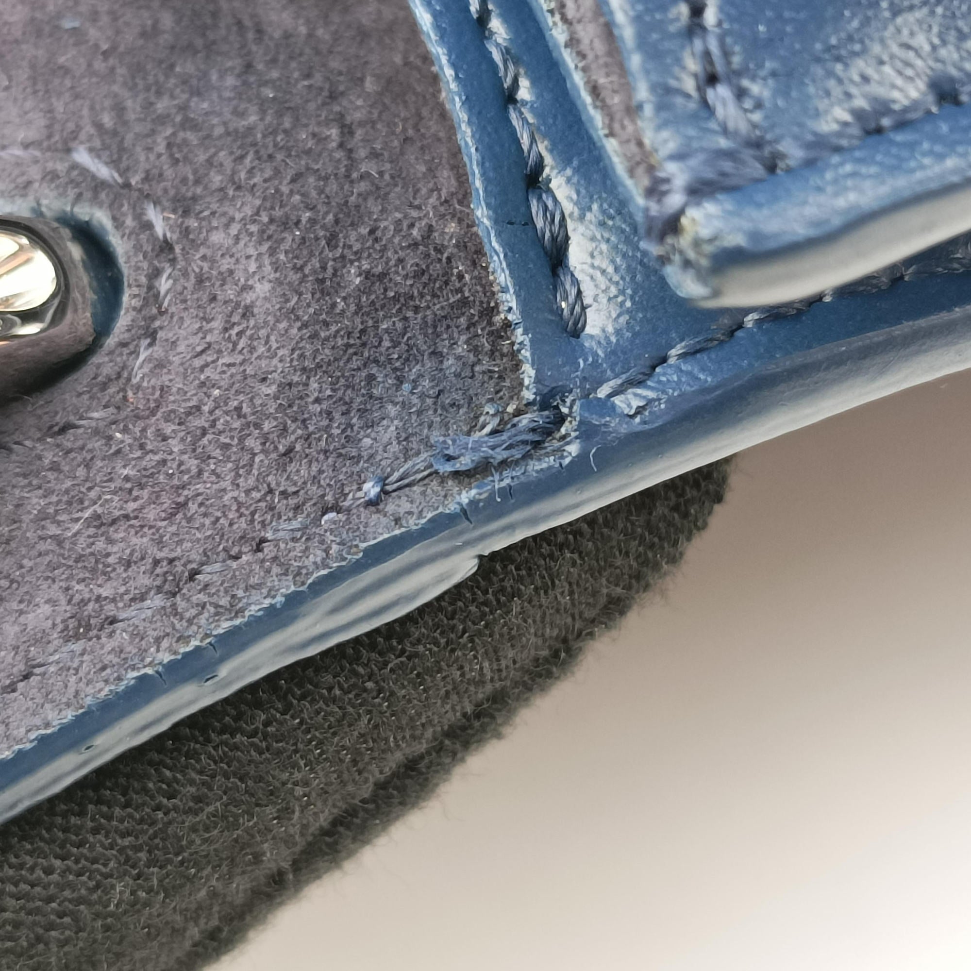 Secondhand Fendi studded Kan I blue×Multicolour canvasxleather 8M0381 shoulderbag | stylenewstar