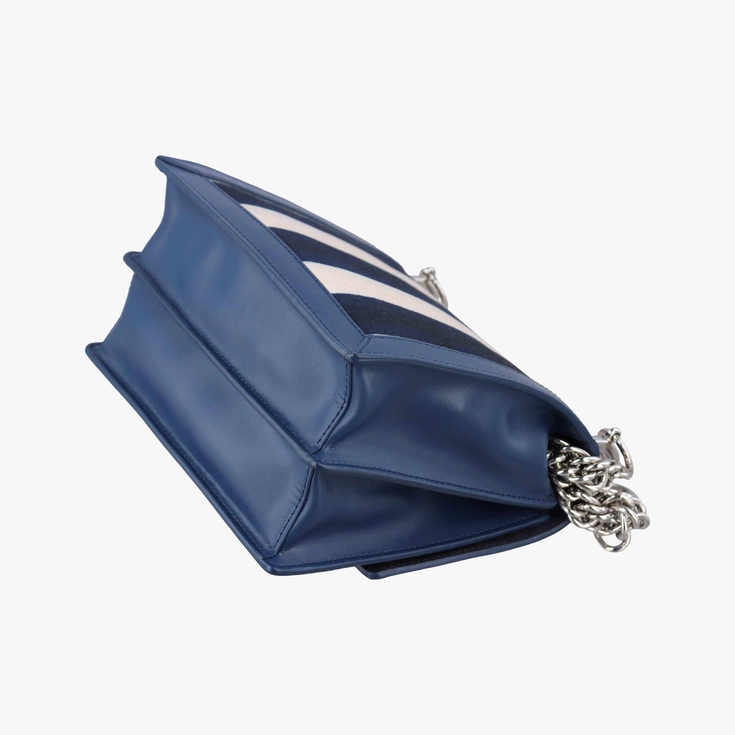 Secondhand Fendi studded Kan I blue×Multicolour canvasxleather 8M0381 shoulderbag | stylenewstar