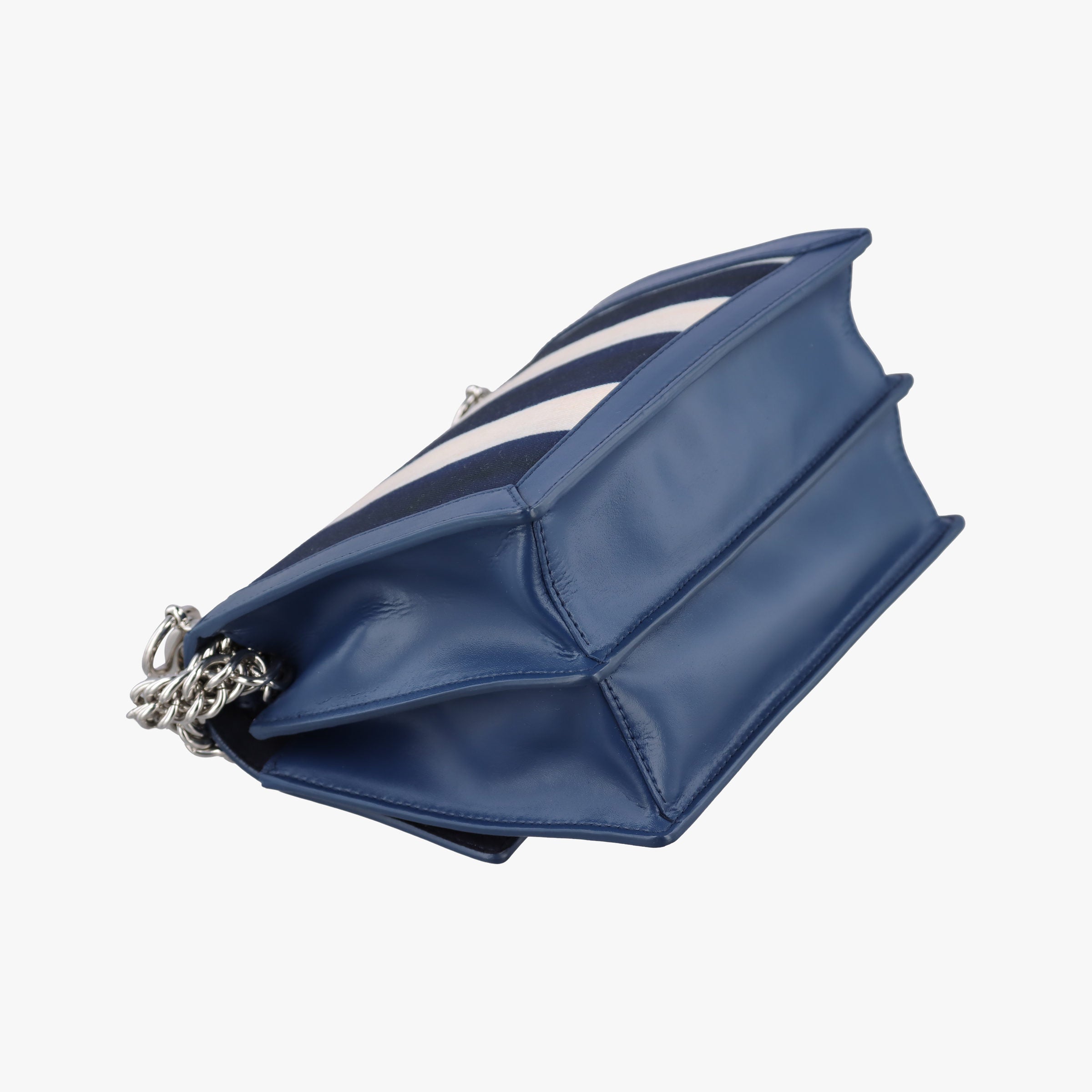 Secondhand Fendi studded Kan I blue×Multicolour canvasxleather 8M0381 shoulderbag | stylenewstar