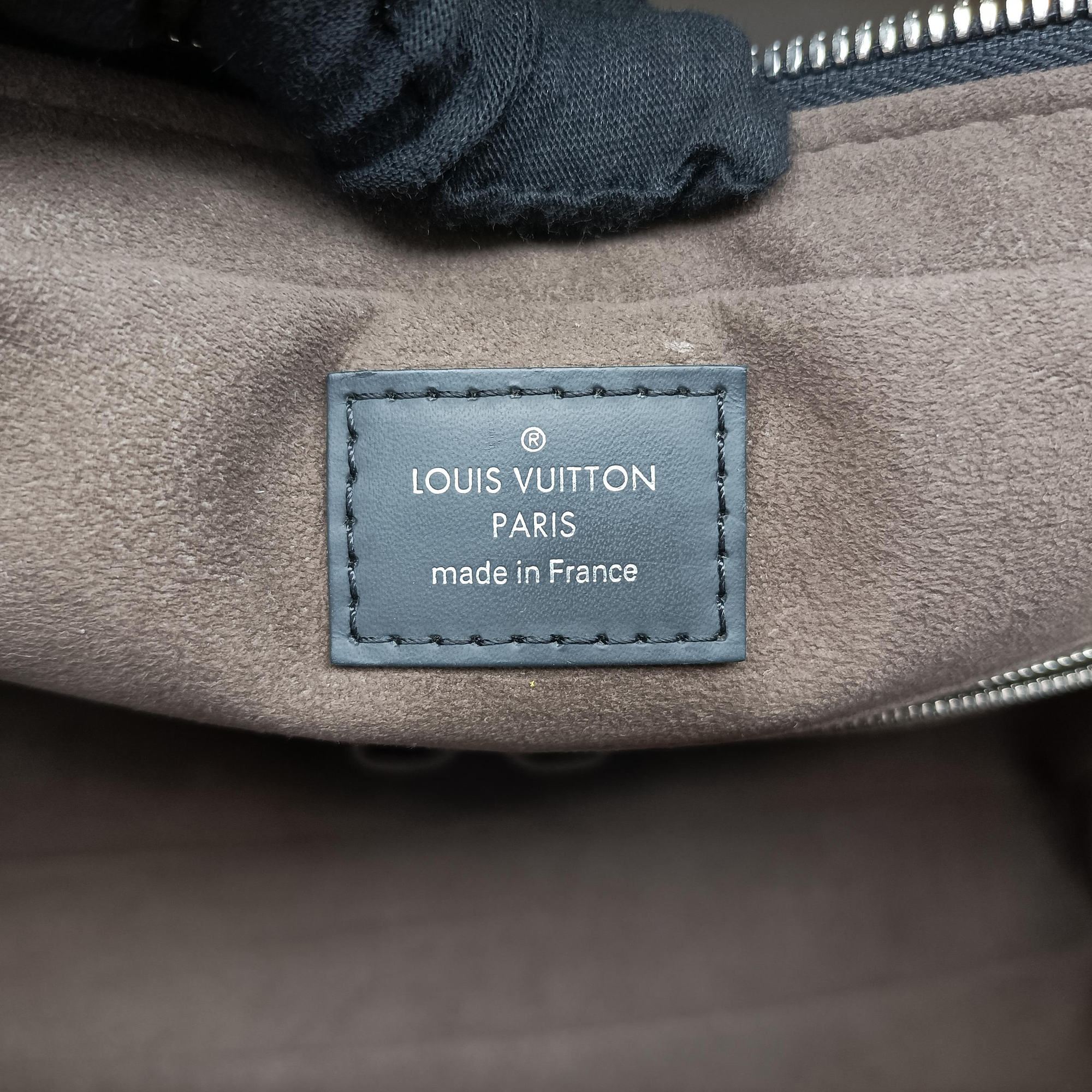 Pre-owned Louis Vuitton Porto Document Voyage Black Epi M59162 handbag | stylenewstar
