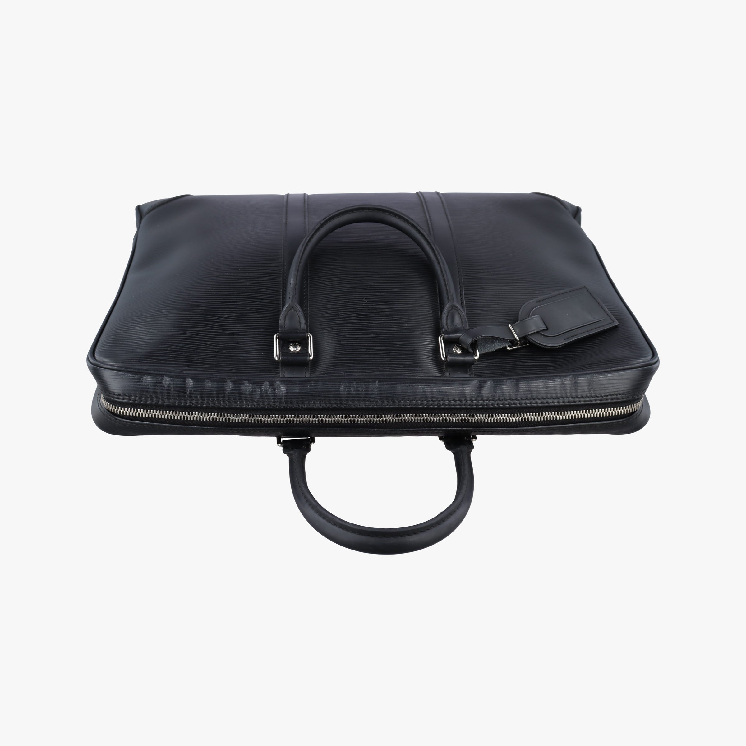 Pre-owned Louis Vuitton Porto Document Voyage Black Epi M59162 handbag | stylenewstar
